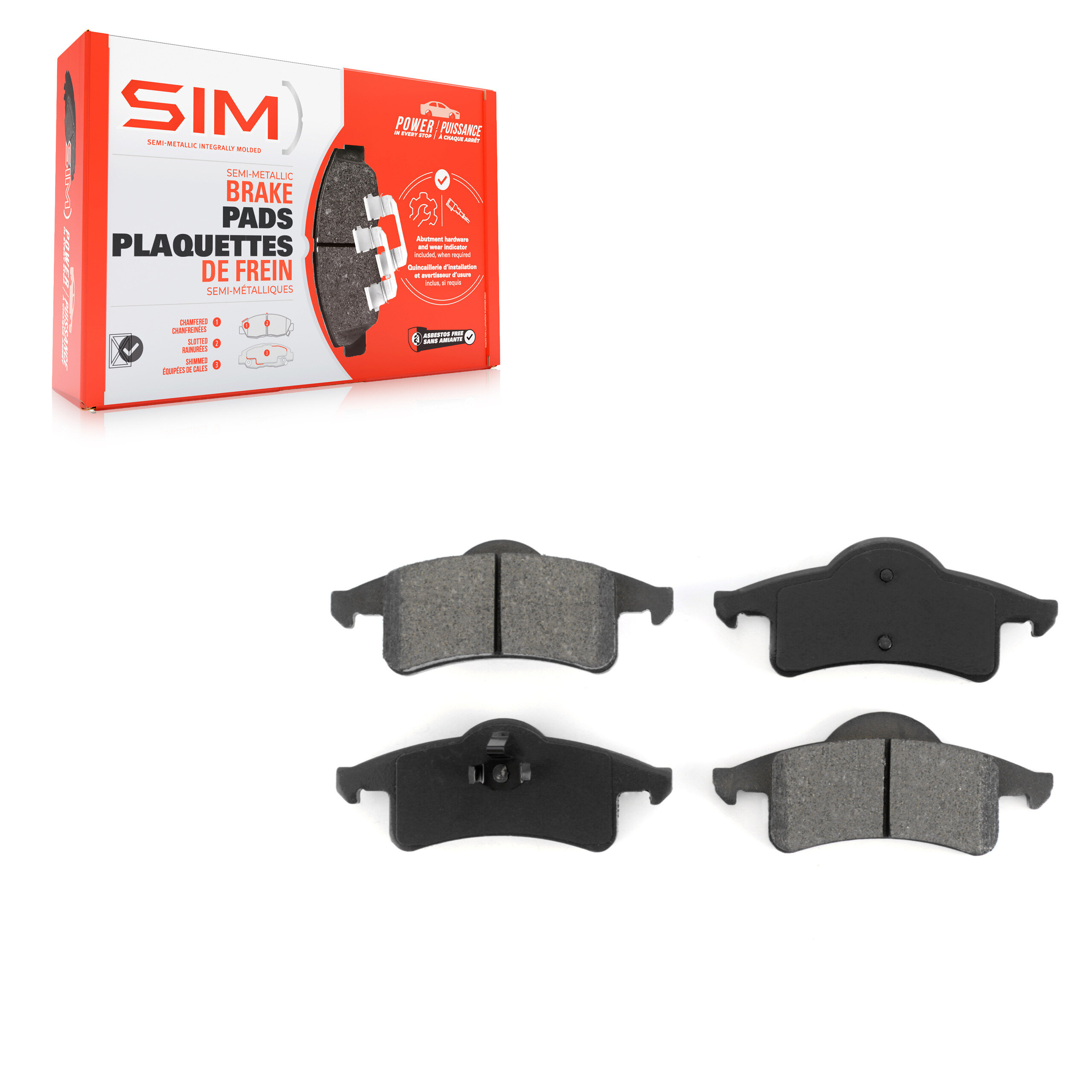 Semi-Metallic Brake Pads
