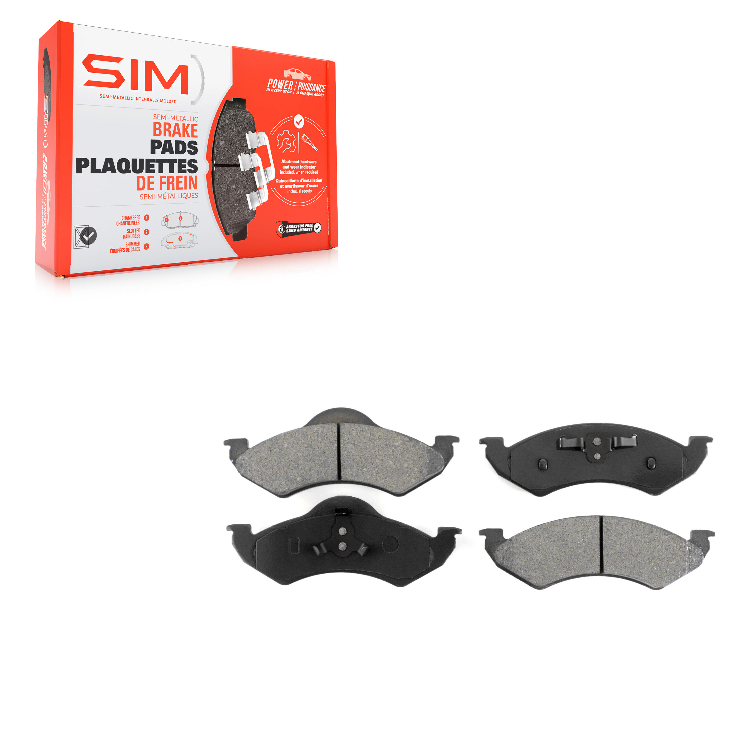 Semi-Metallic Brake Pads