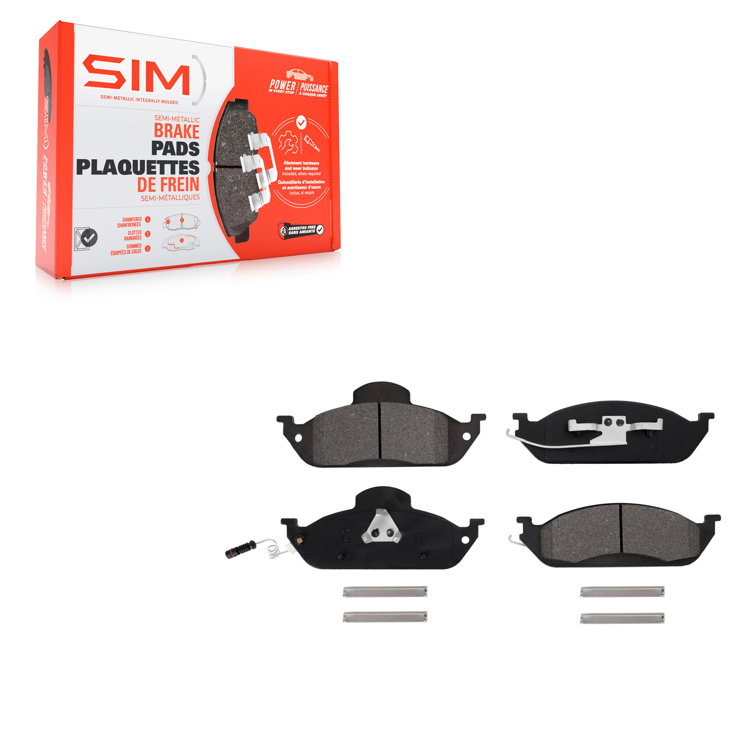 Semi-Metallic Brake Pads