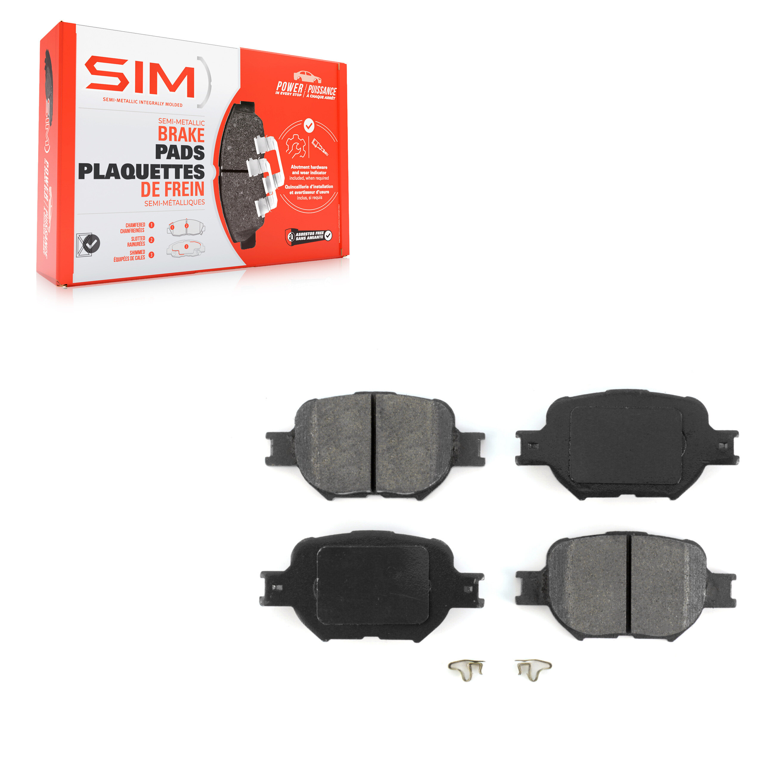 Semi-Metallic Brake Pads