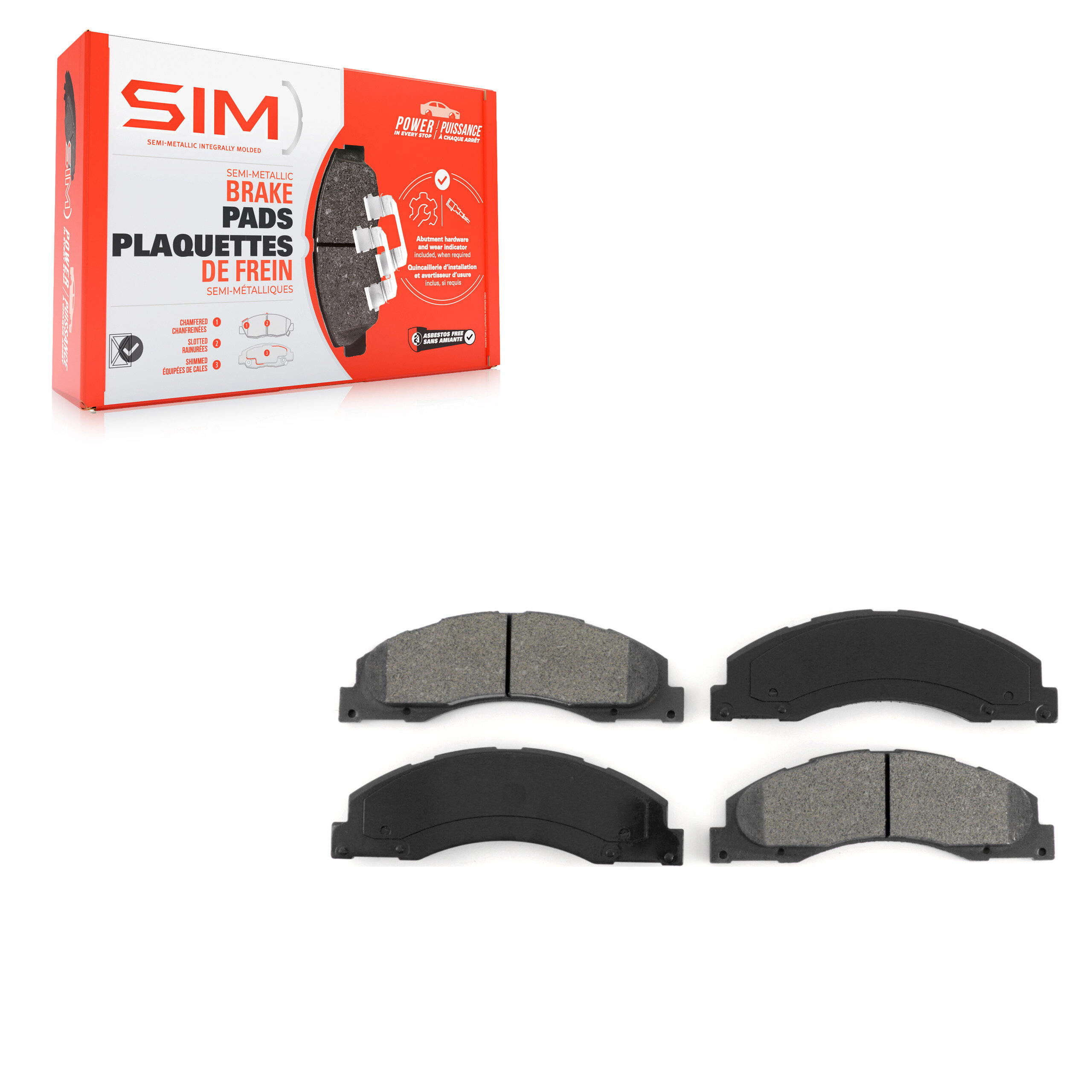 Semi-Metallic Brake Pads