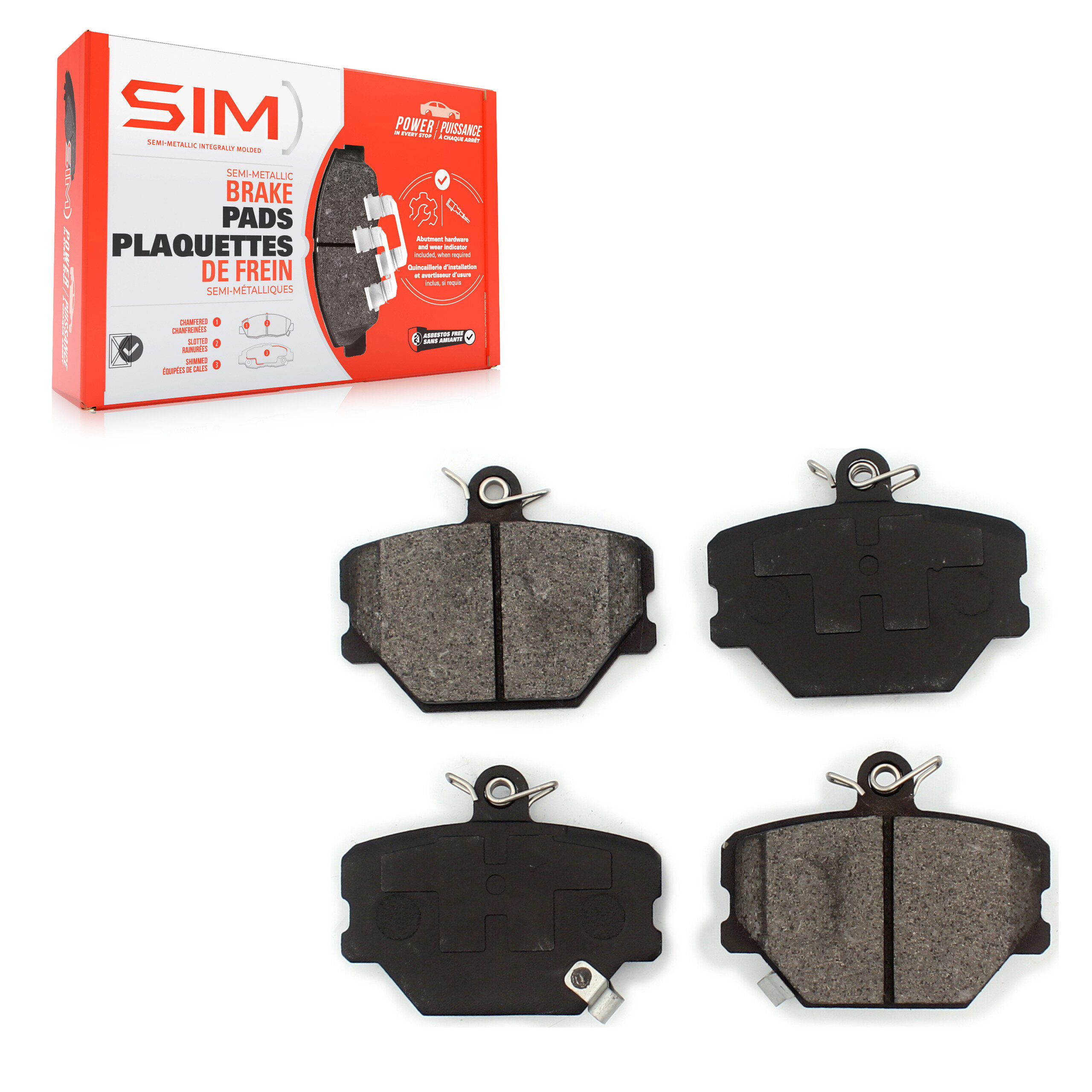 Semi-Metallic Brake Pads