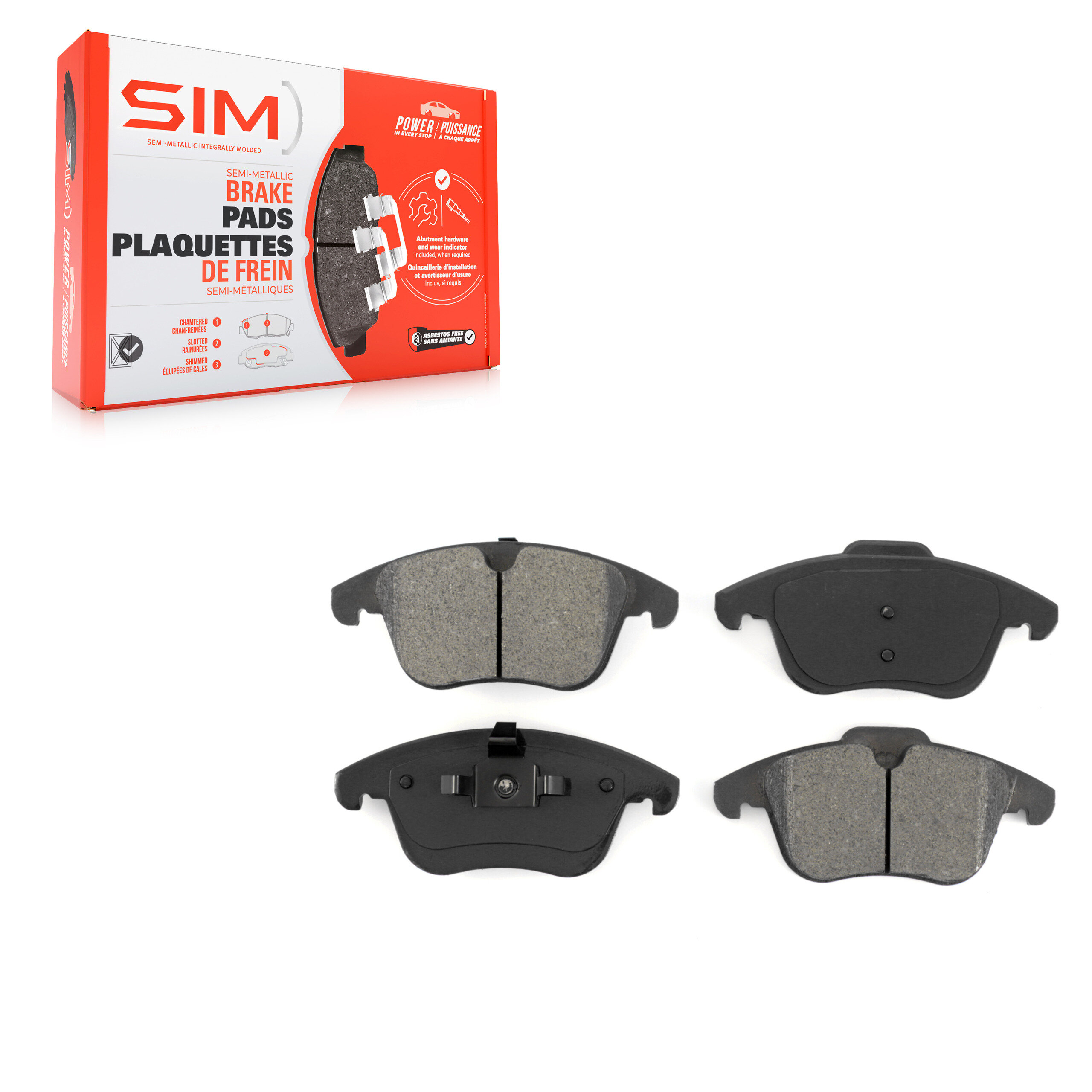 Semi-Metallic Brake Pads
