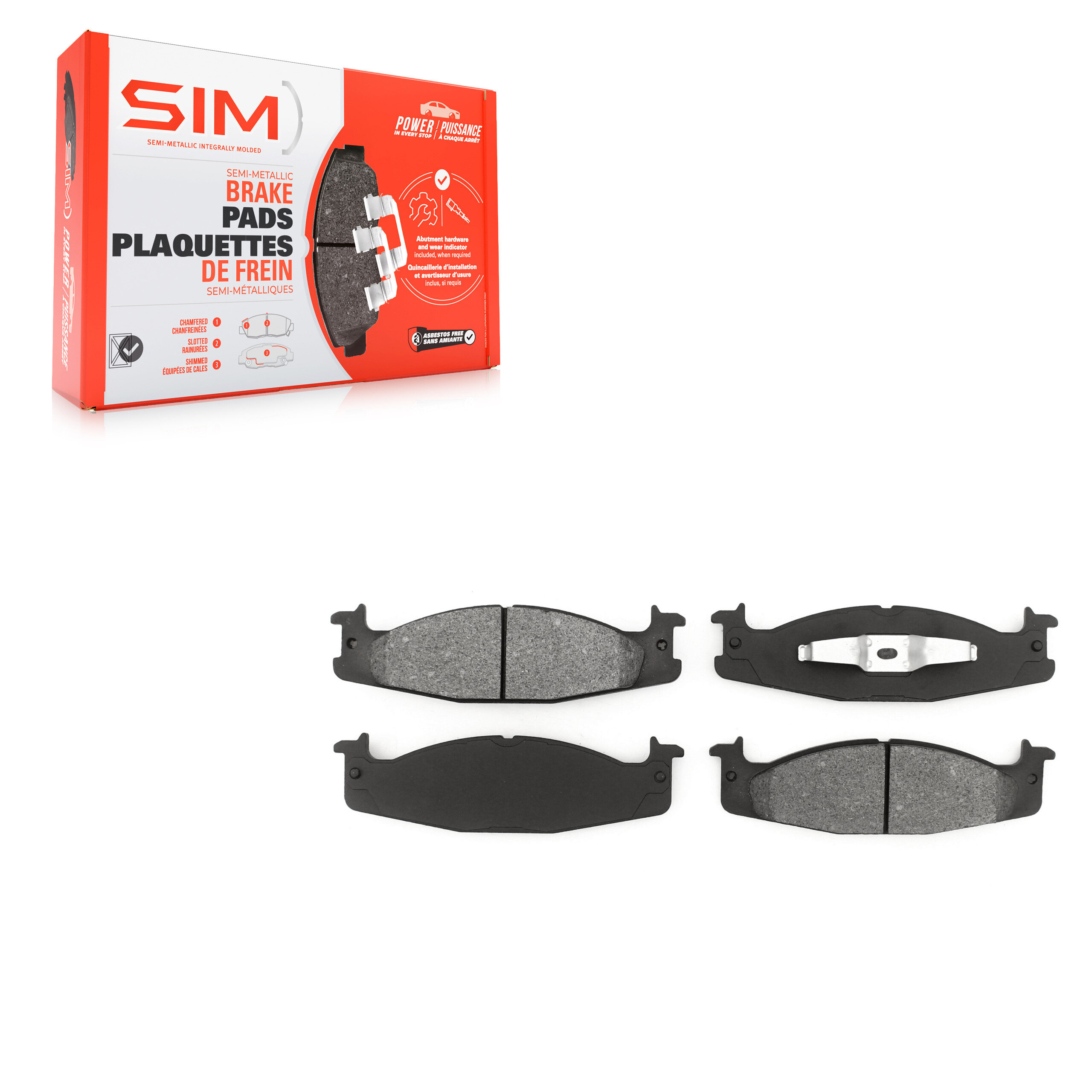 Semi-Metallic Brake Pads