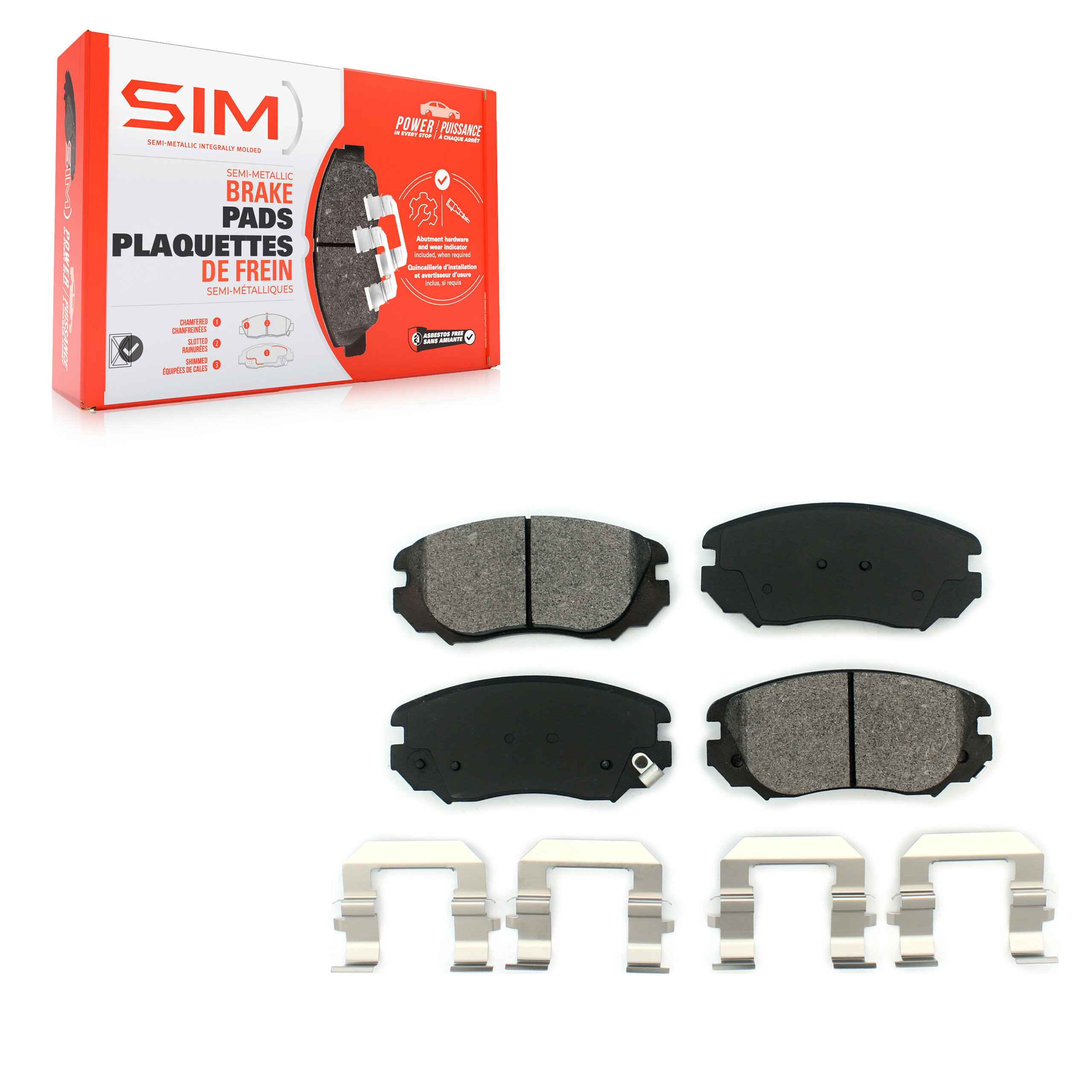 Semi-Metallic Brake Pads