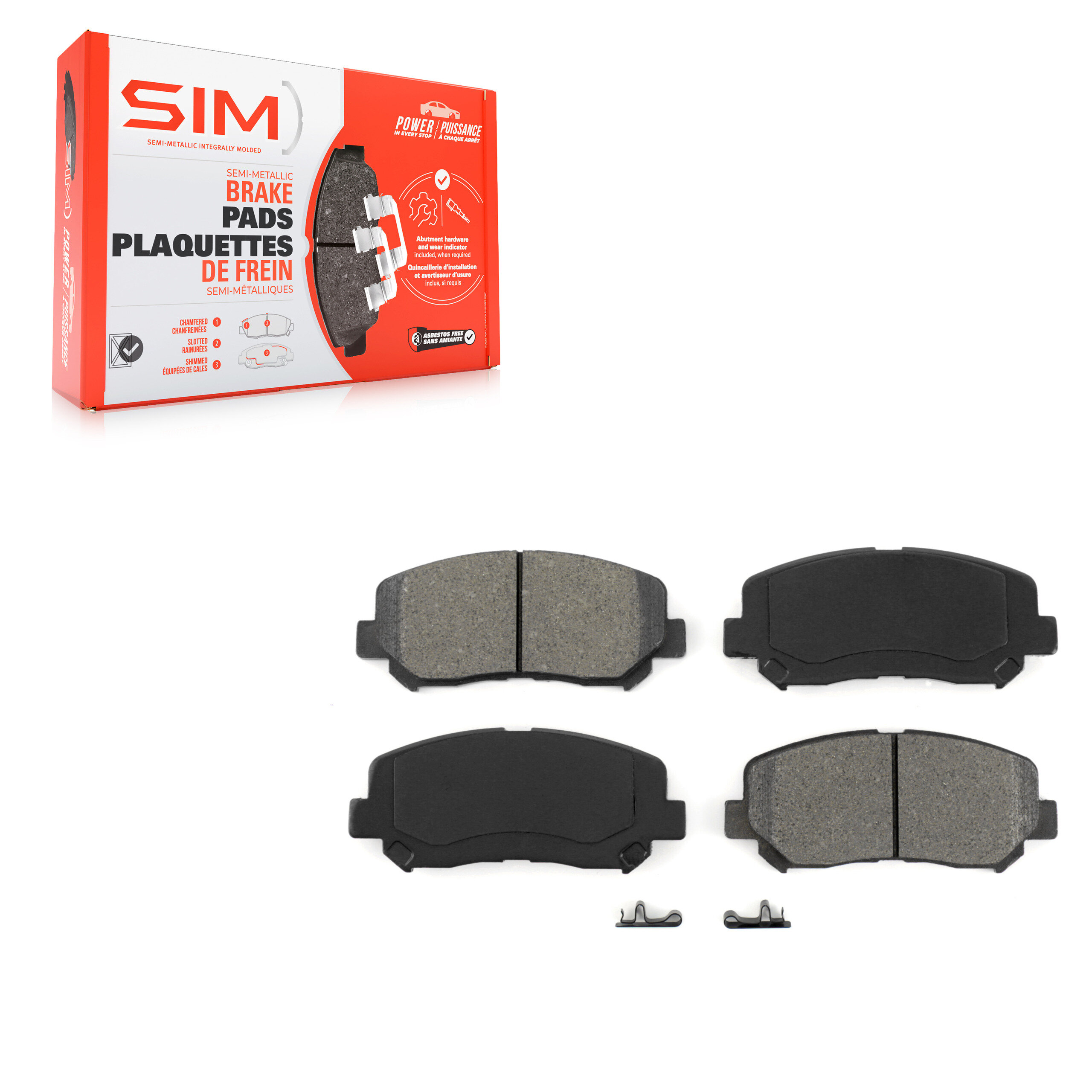 Semi-Metallic Brake Pads