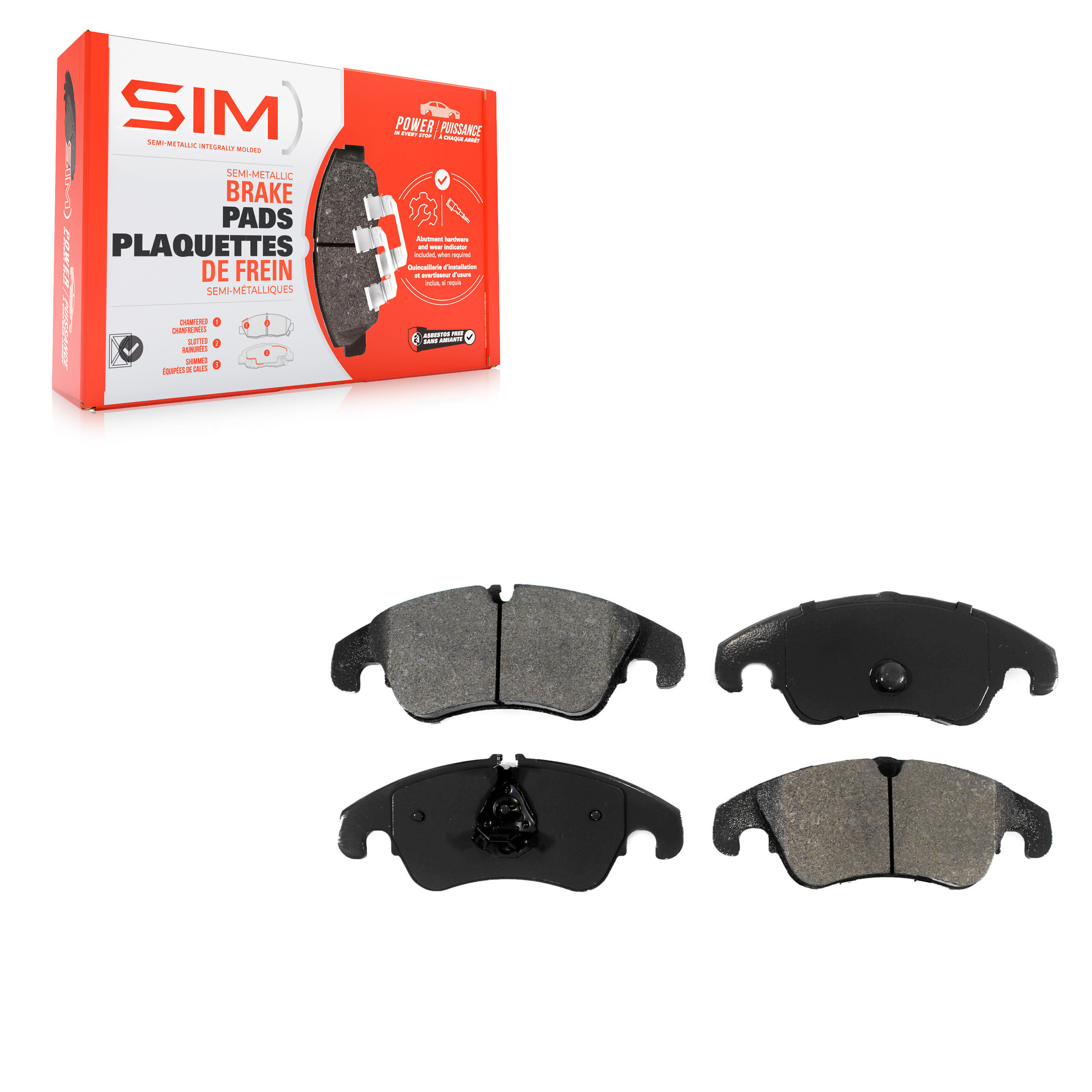 Semi-Metallic Brake Pads