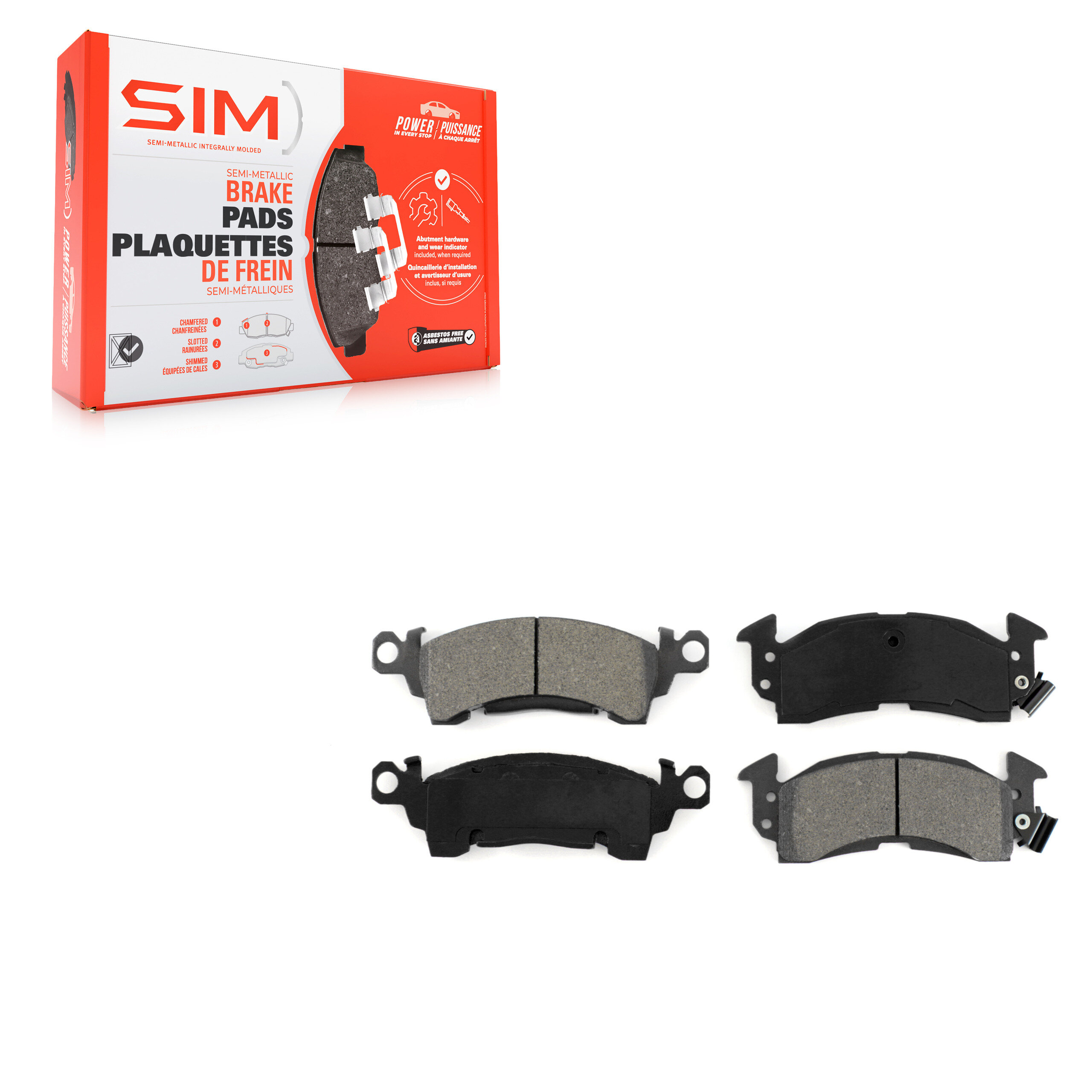 Semi-Metallic Brake Pads