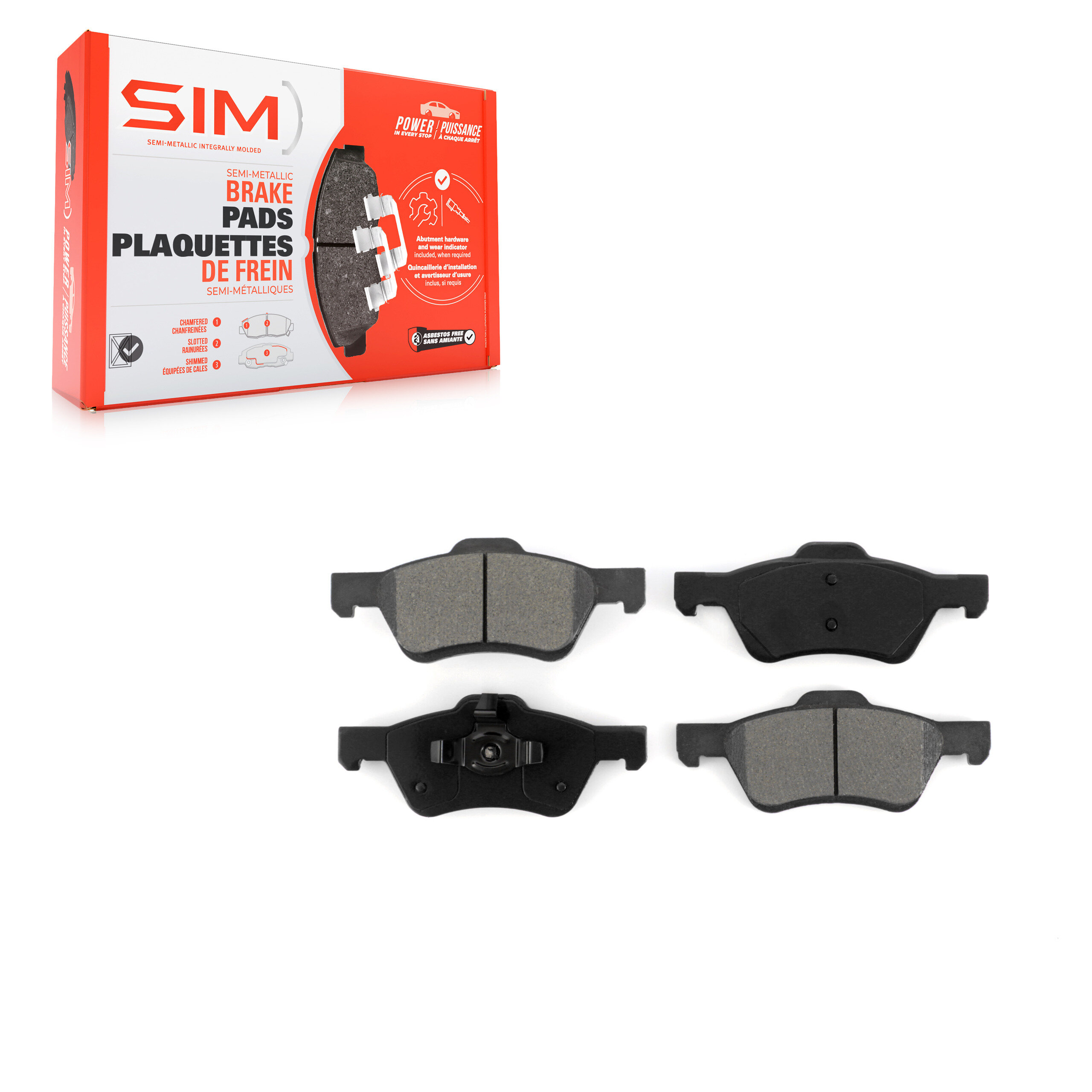 Semi-Metallic Brake Pads