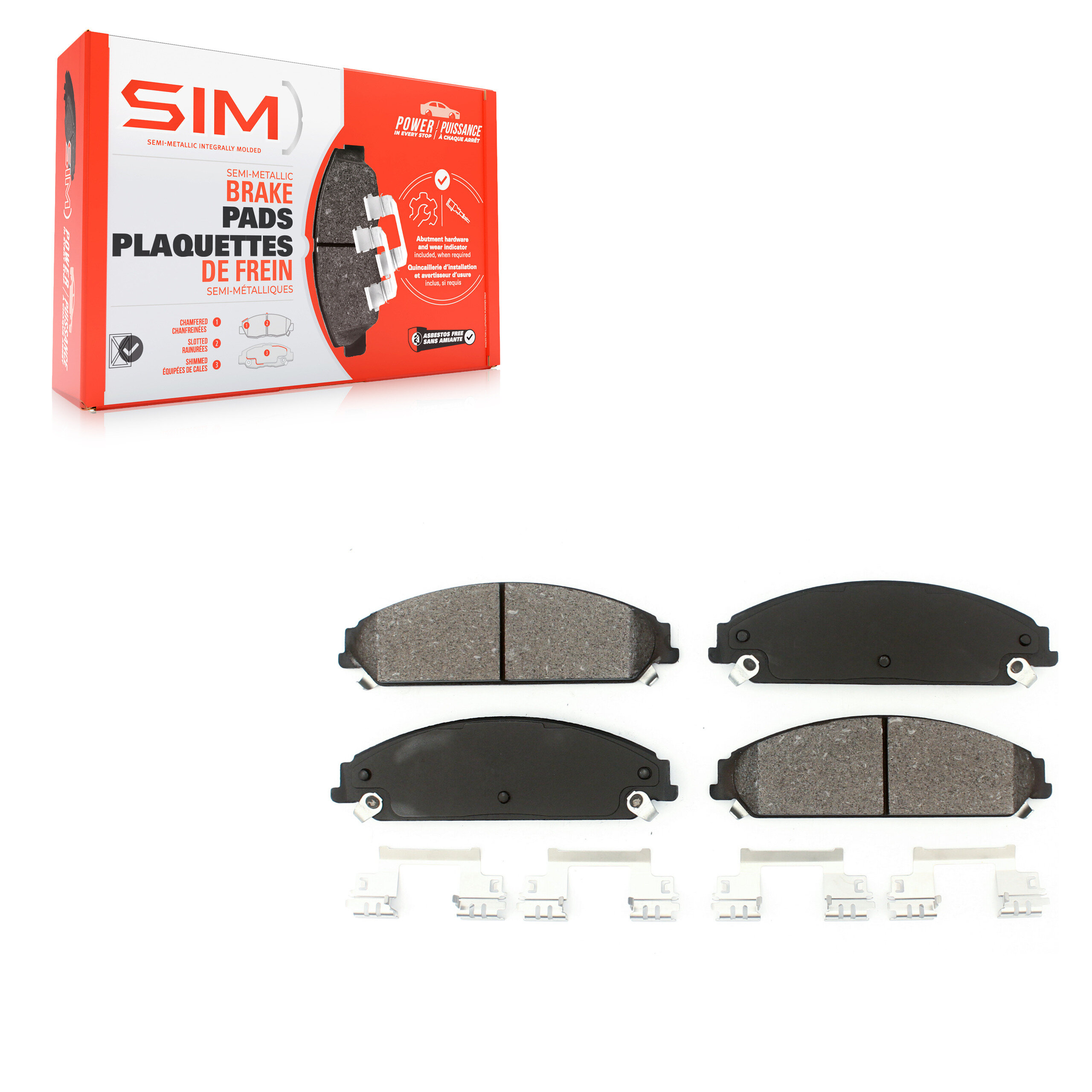 Semi-Metallic Brake Pads