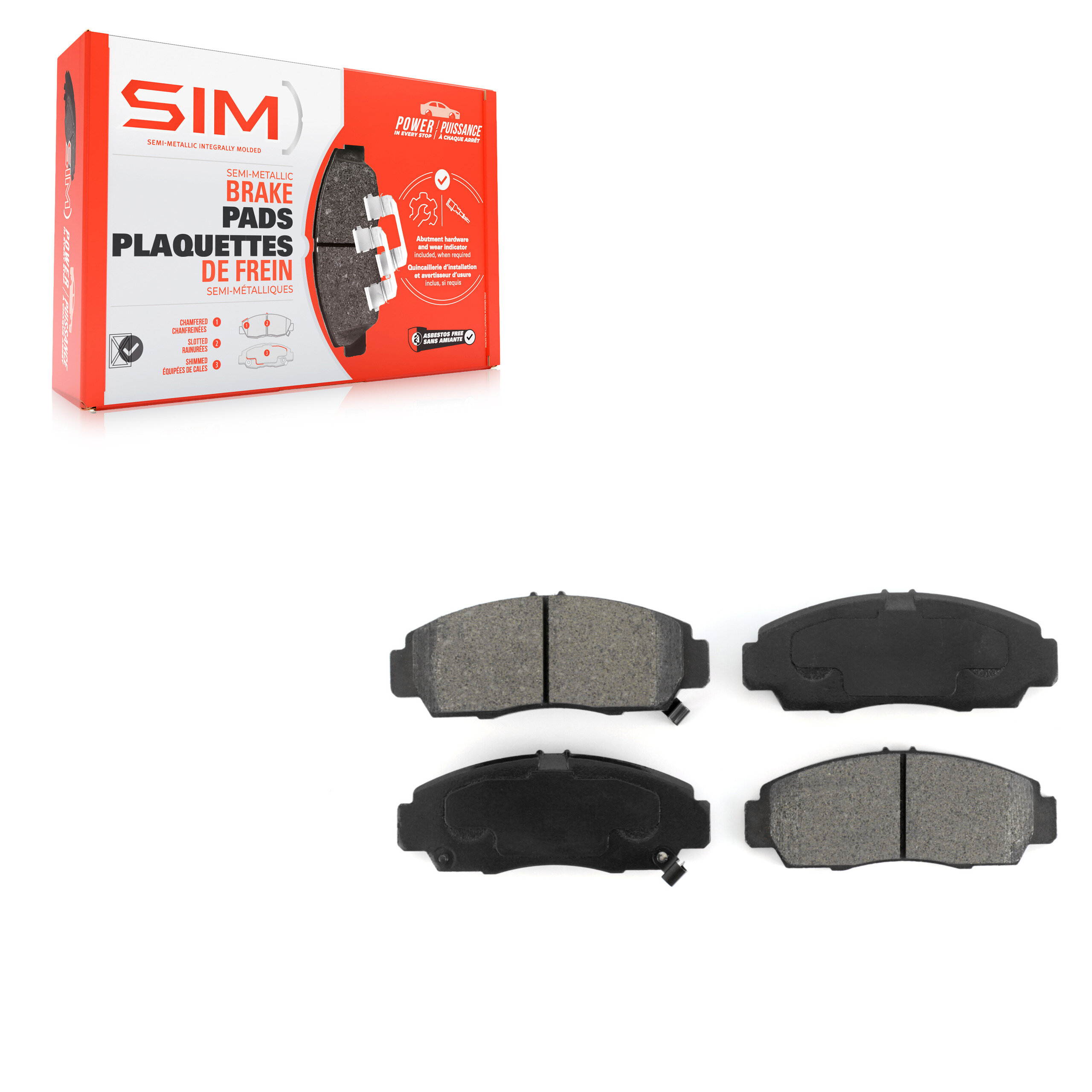 Semi-Metallic Brake Pads