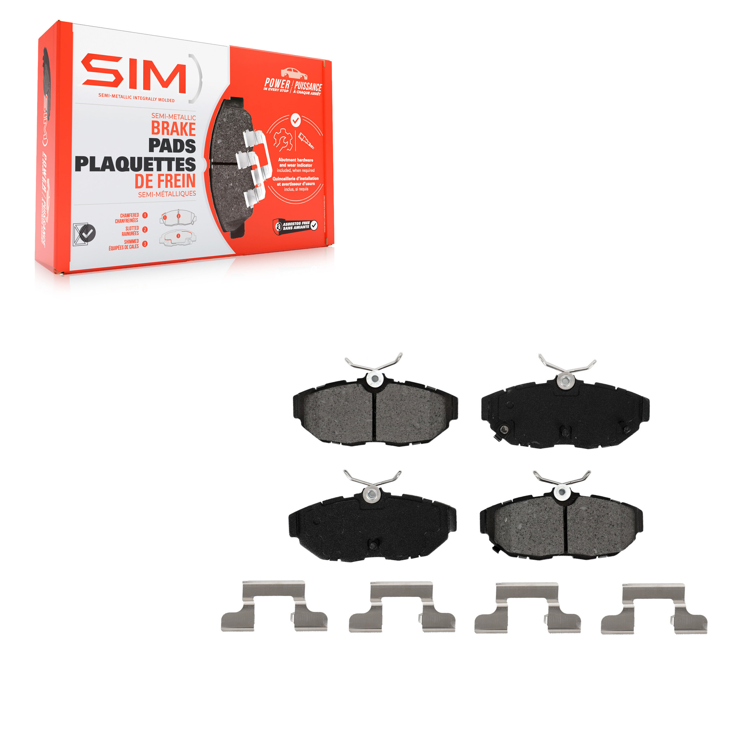 Semi-Metallic Brake Pads