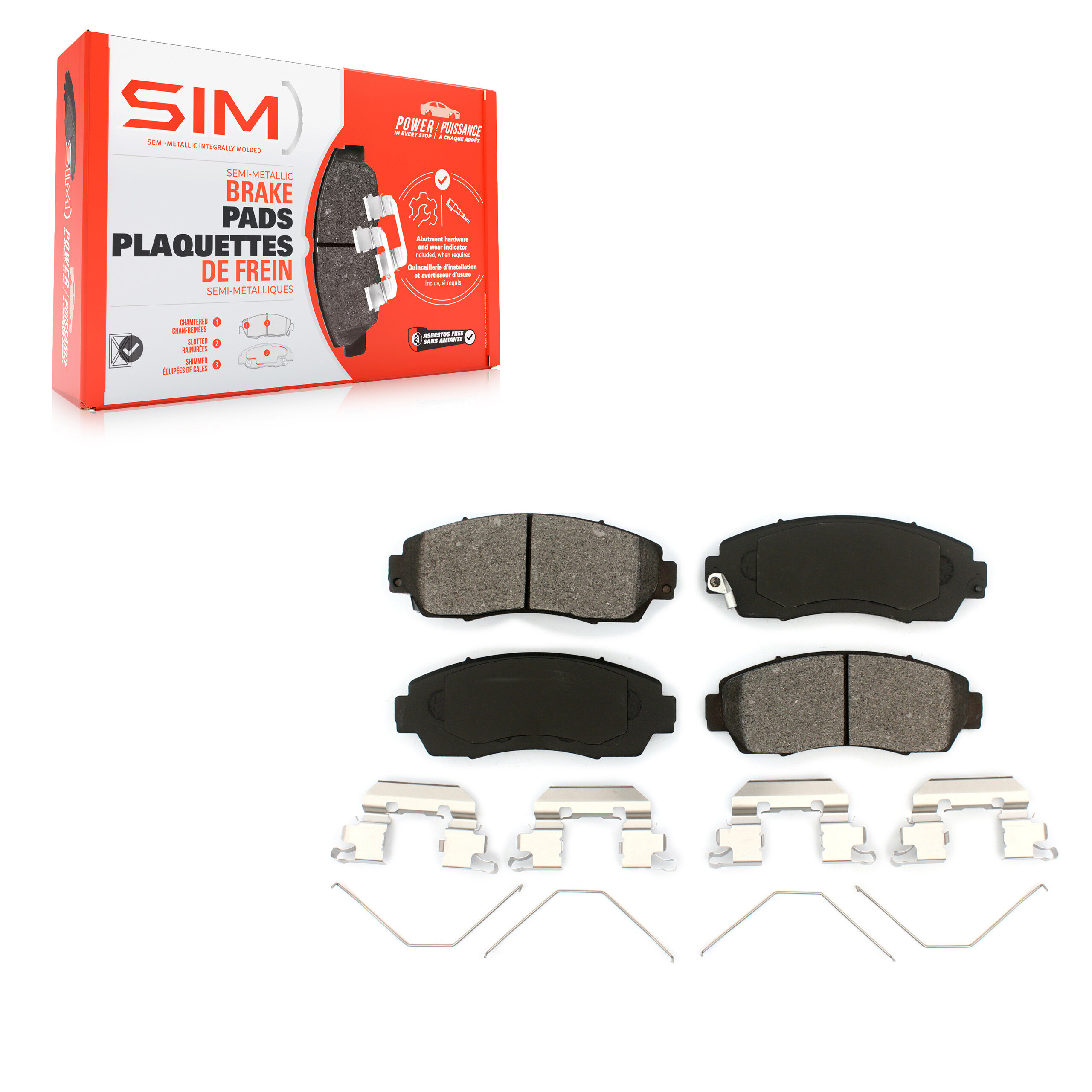 Semi-Metallic Brake Pads
