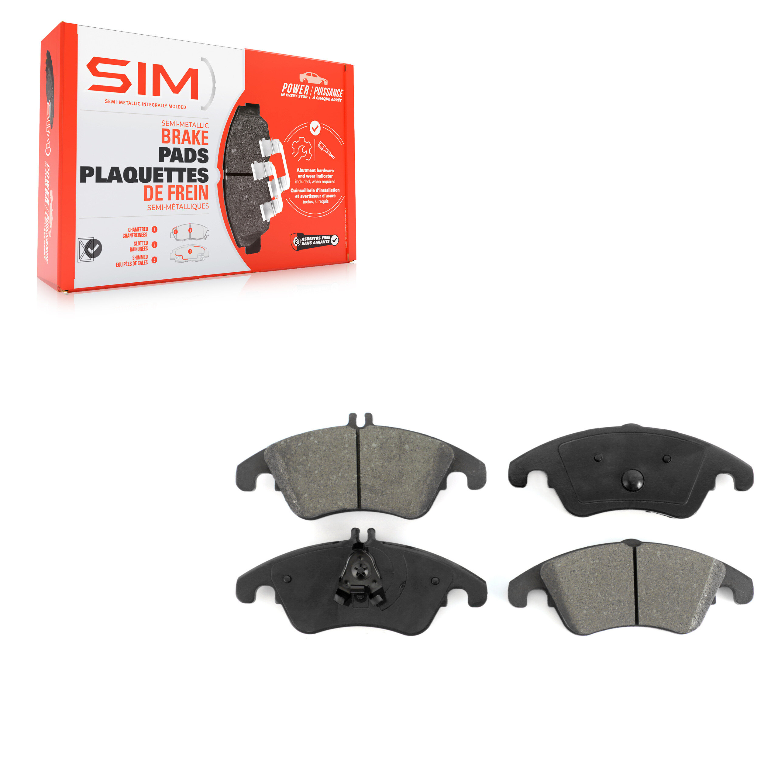 Semi-Metallic Brake Pads