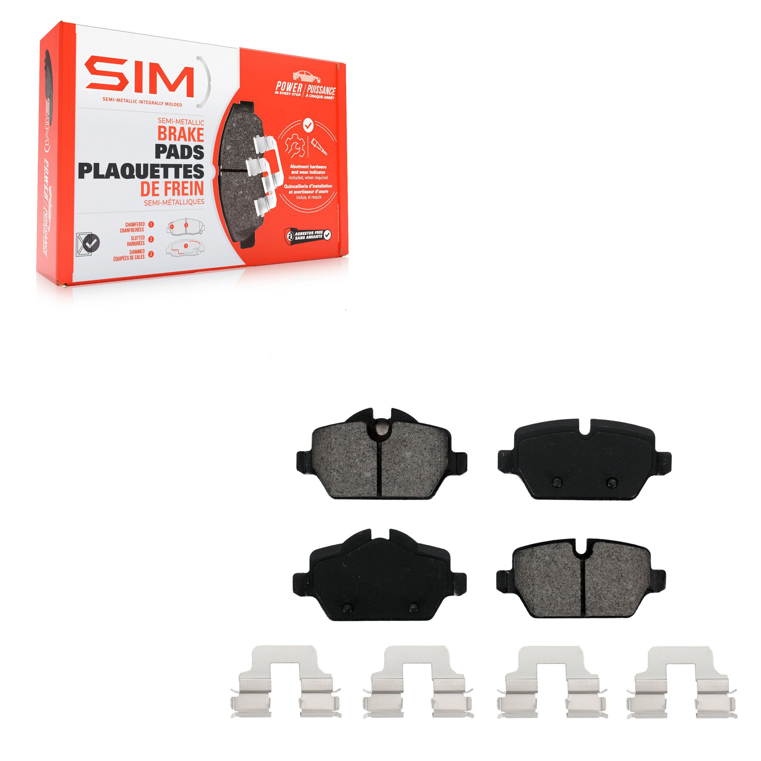 Semi-Metallic Brake Pads