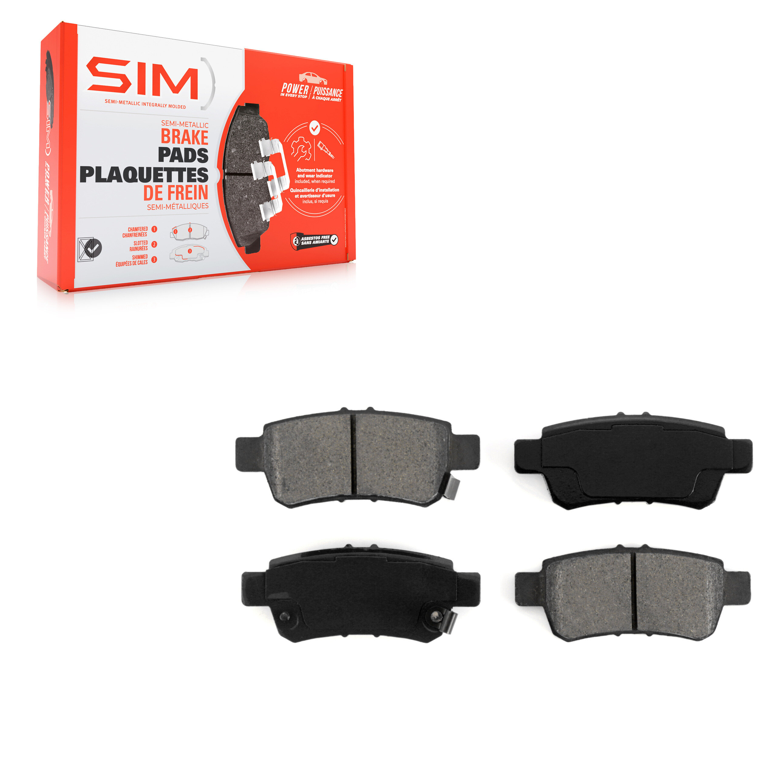 Semi-Metallic Brake Pads