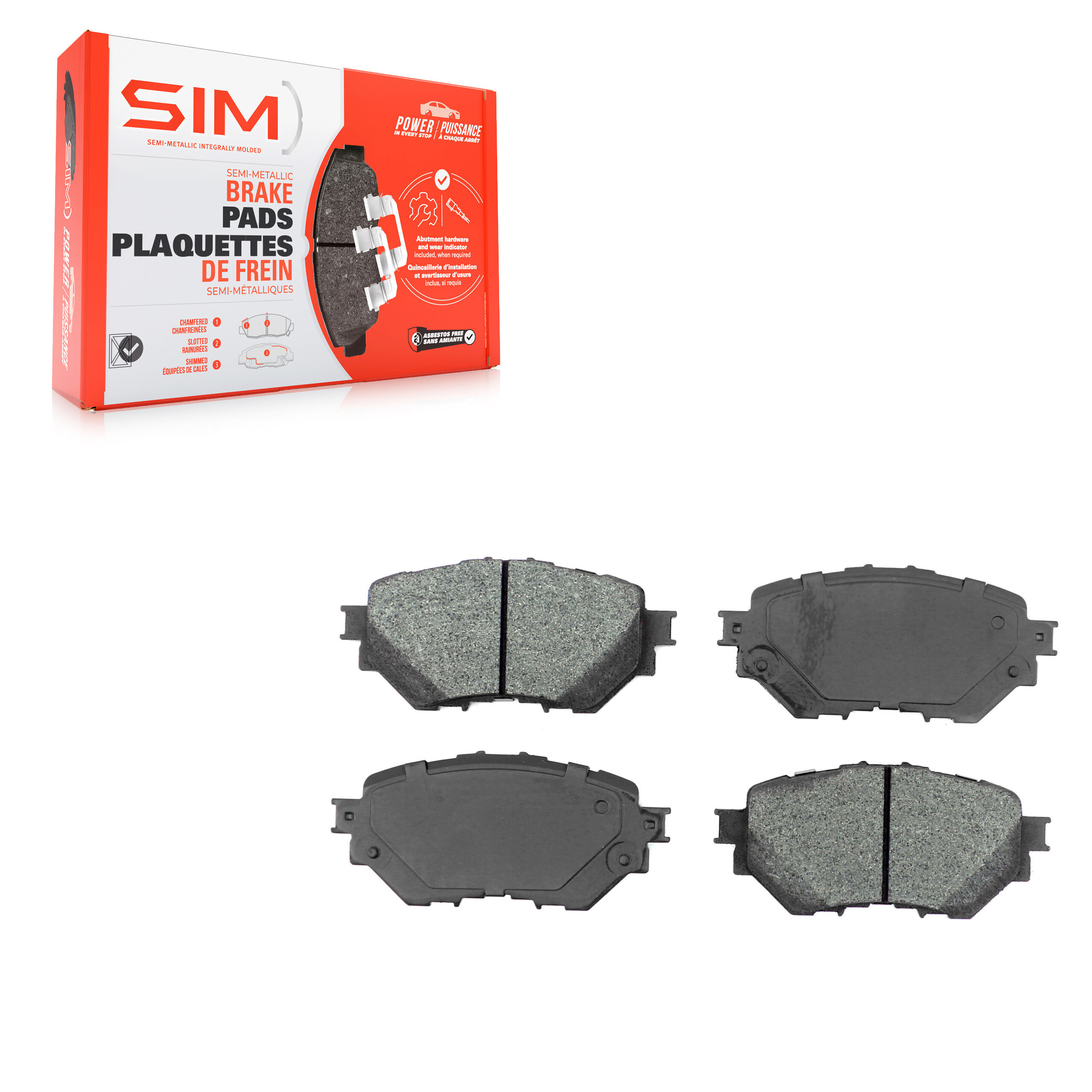 Semi-Metallic Brake Pads