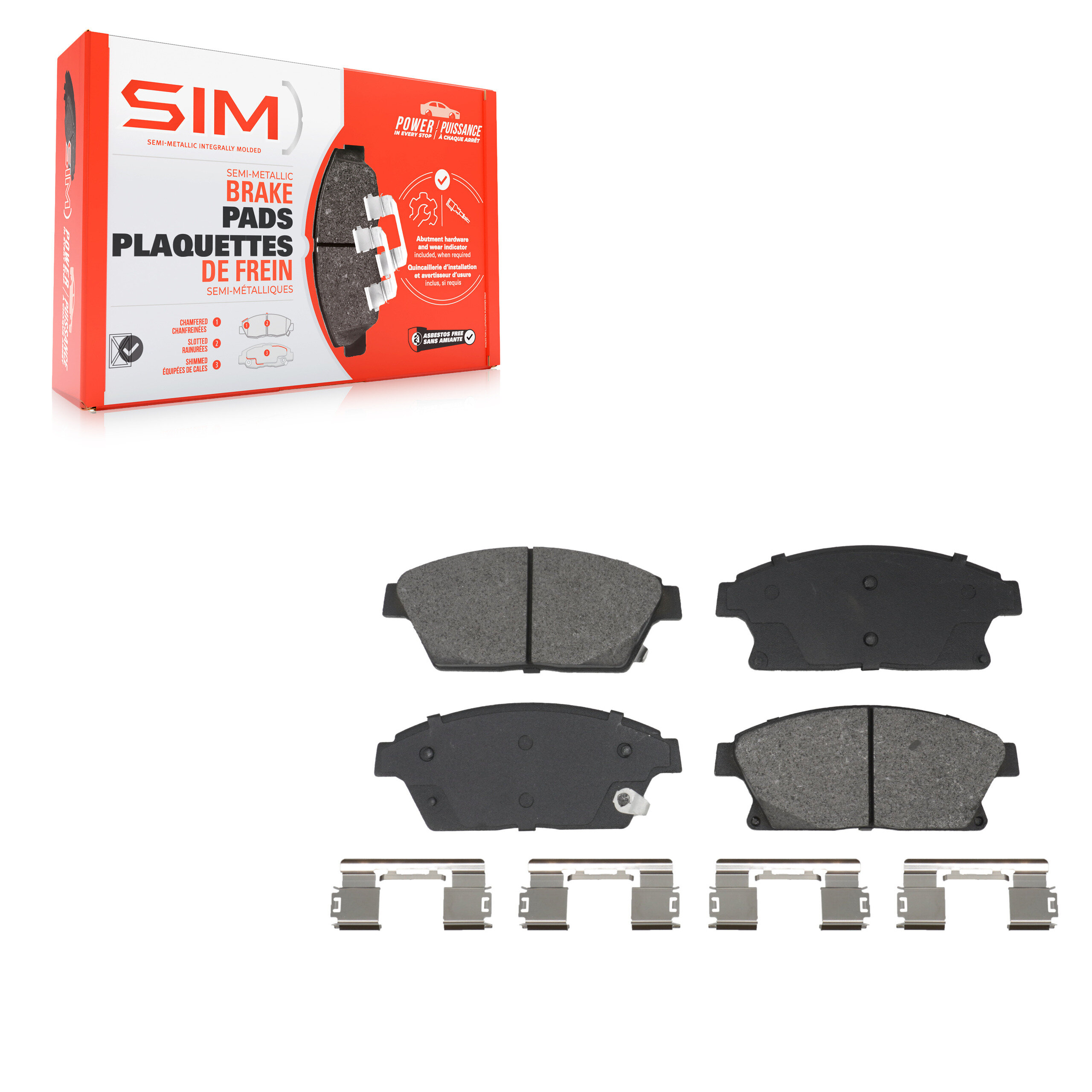 Semi-Metallic Brake Pads