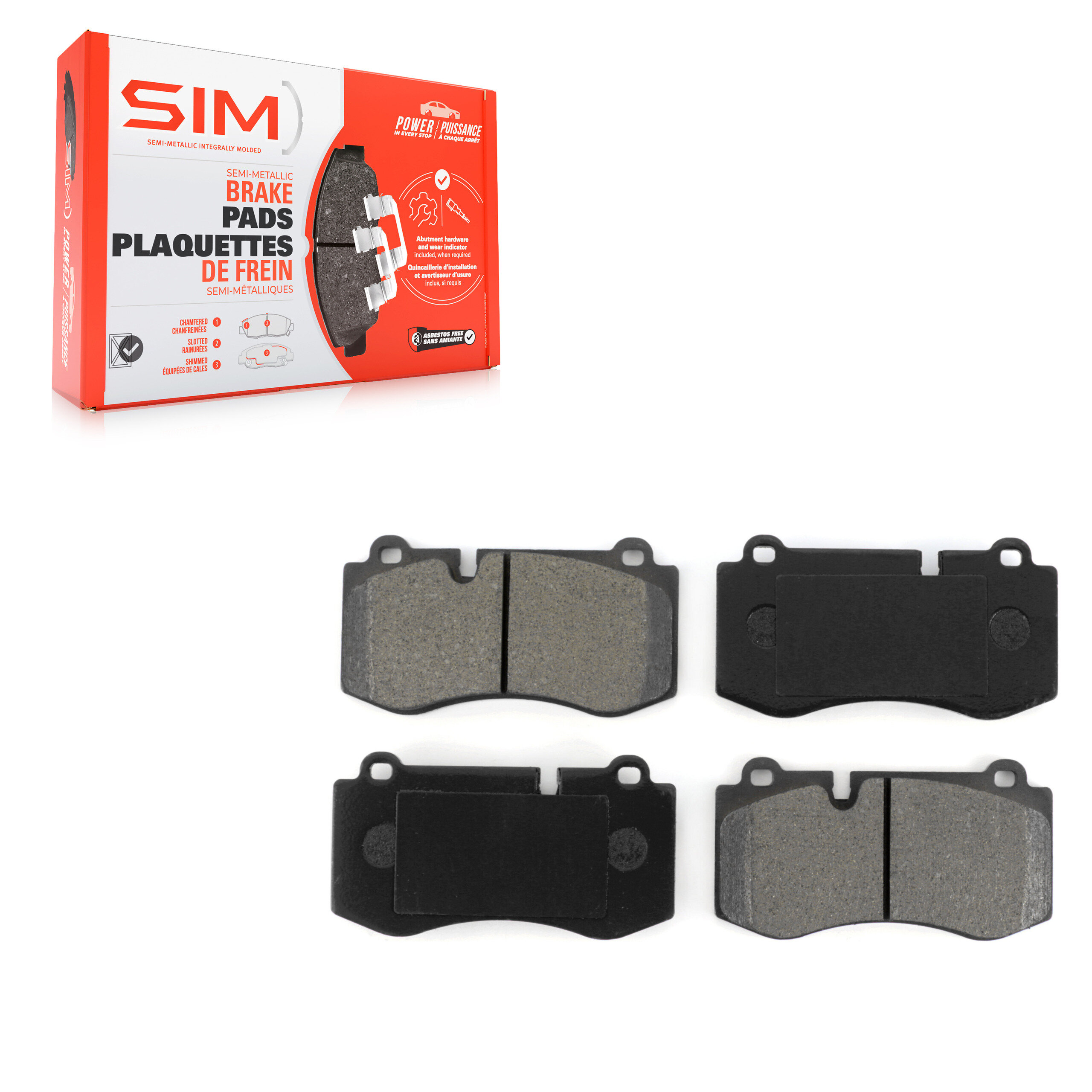 Semi-Metallic Brake Pads