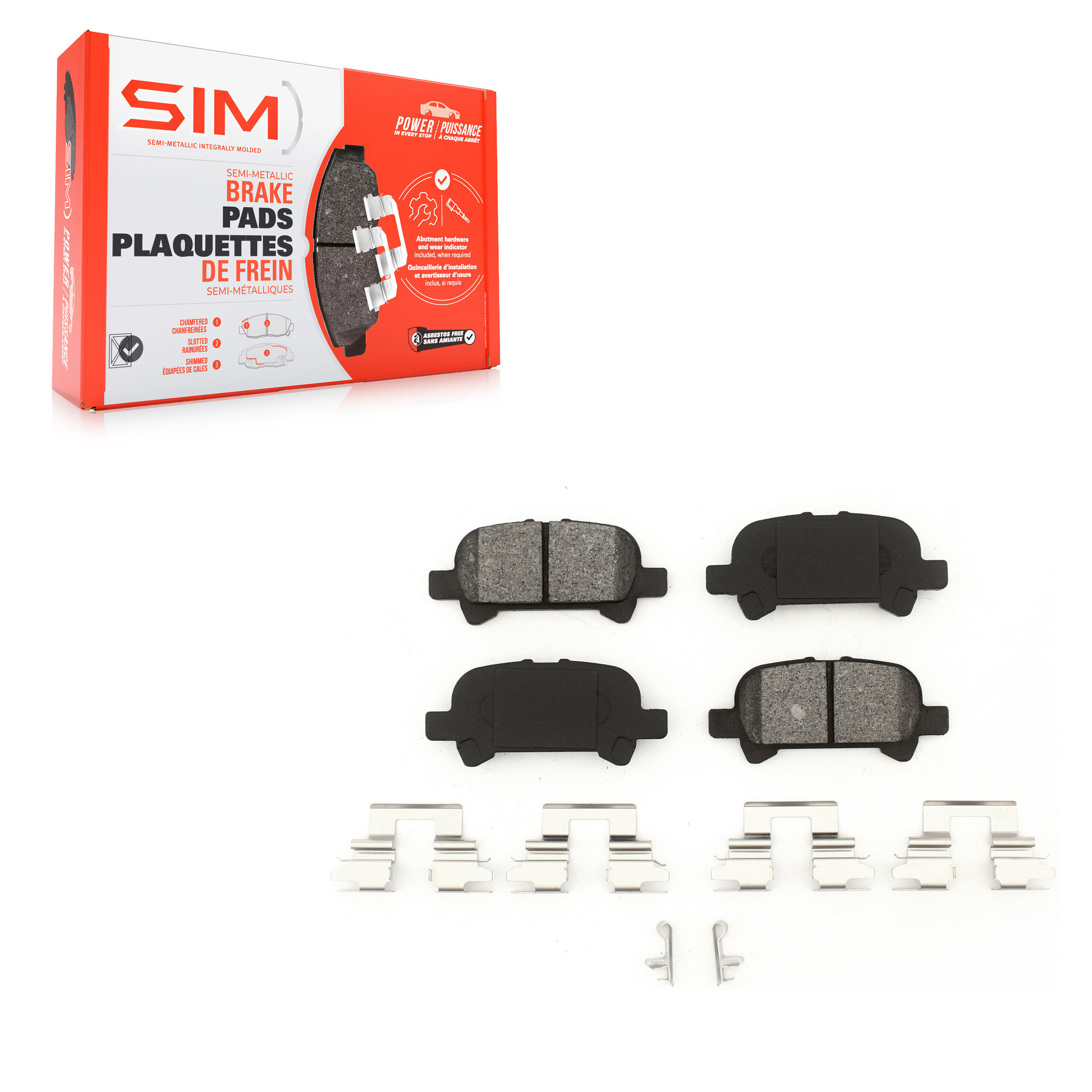 Semi-Metallic Brake Pads