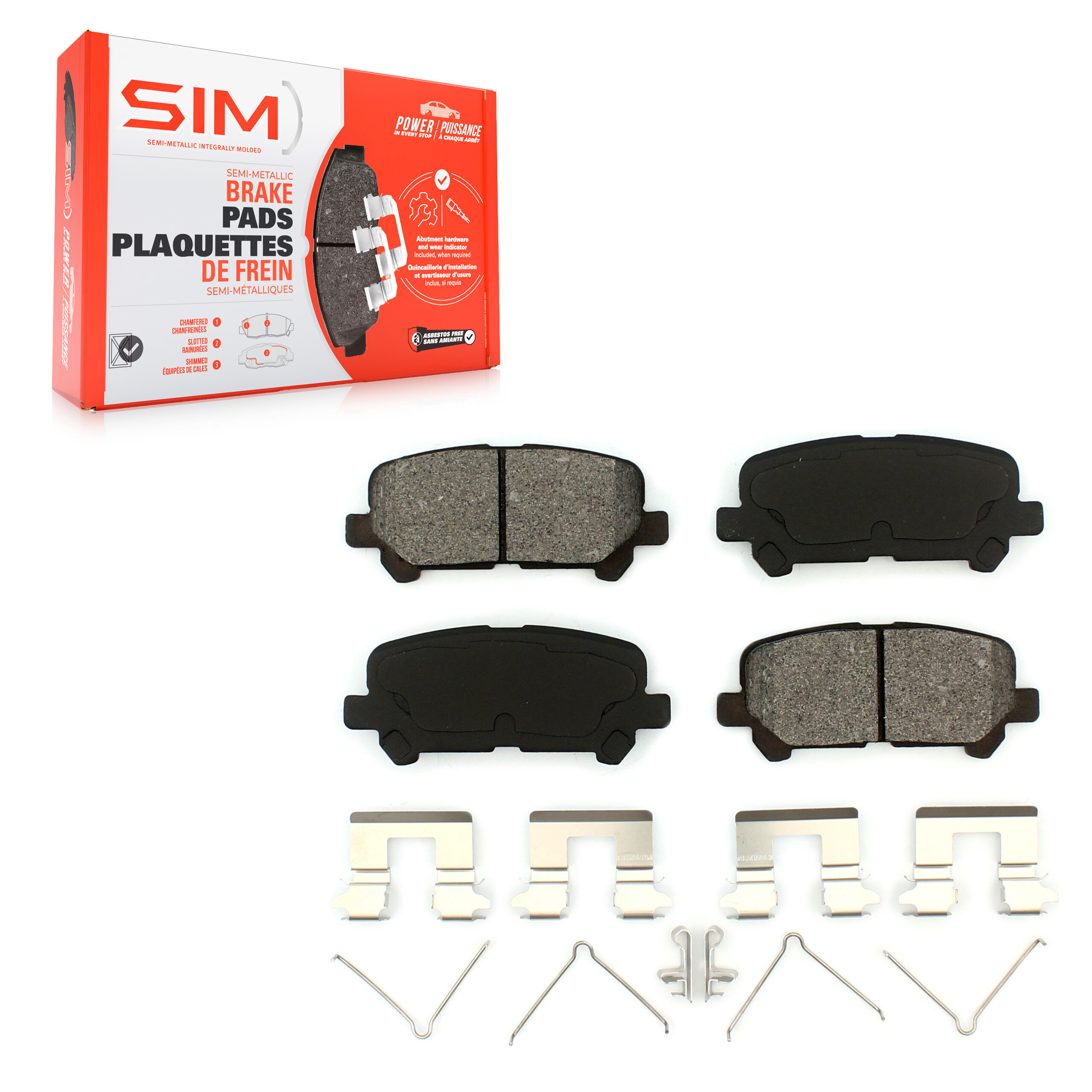 Semi-Metallic Brake Pads