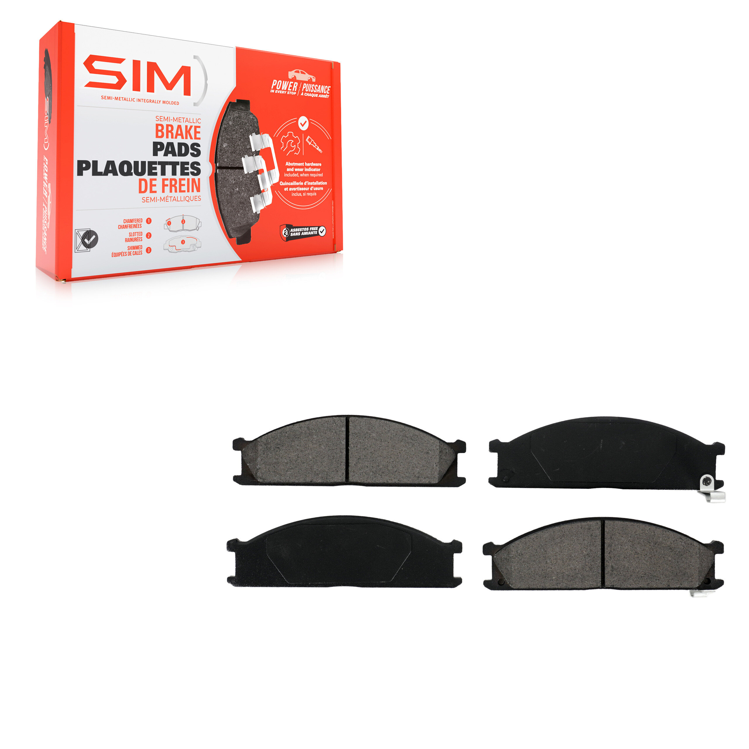 Semi-Metallic Brake Pads