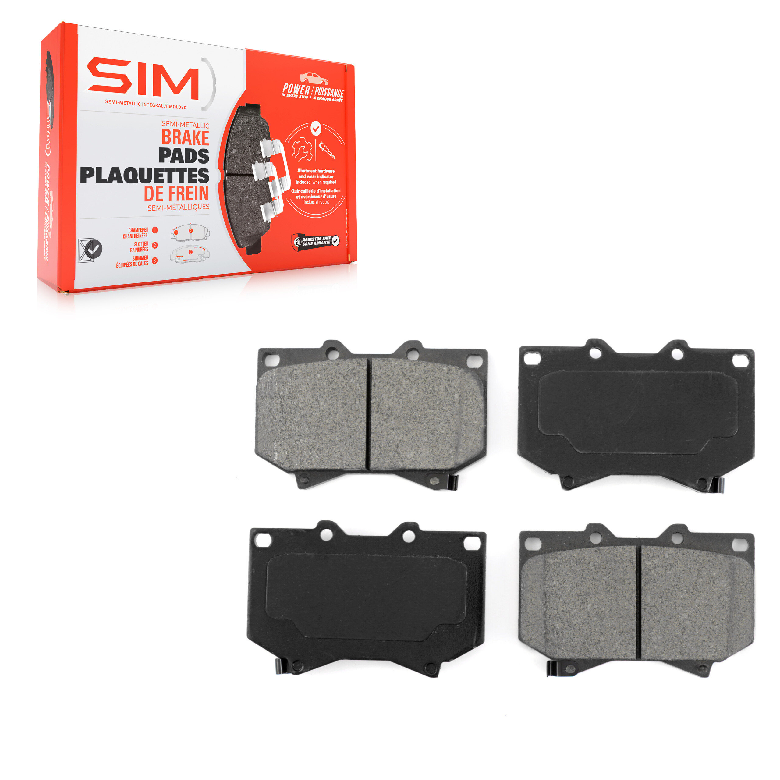 Semi-Metallic Brake Pads