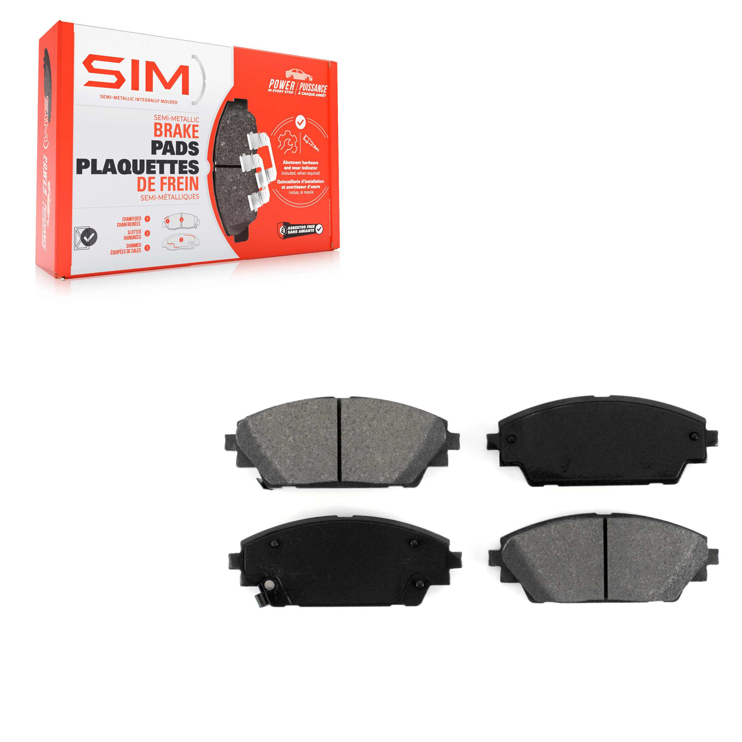 Semi-Metallic Brake Pads