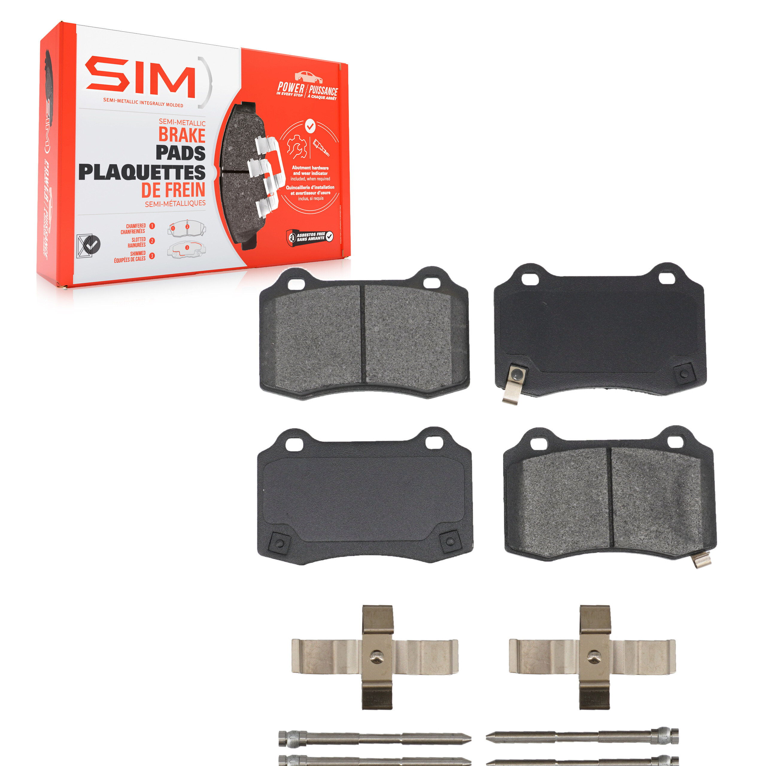 Semi-Metallic Brake Pads