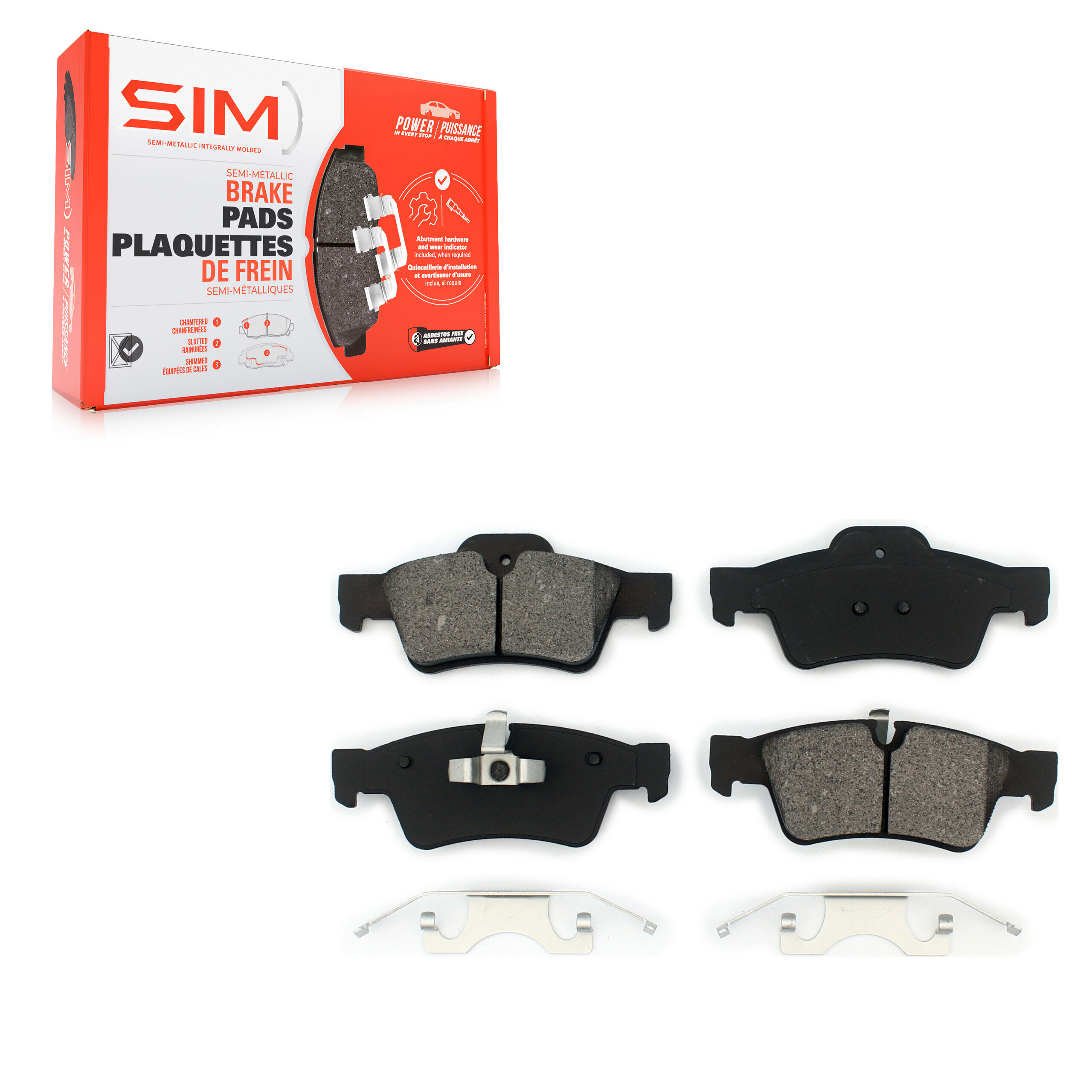 Semi-Metallic Brake Pads