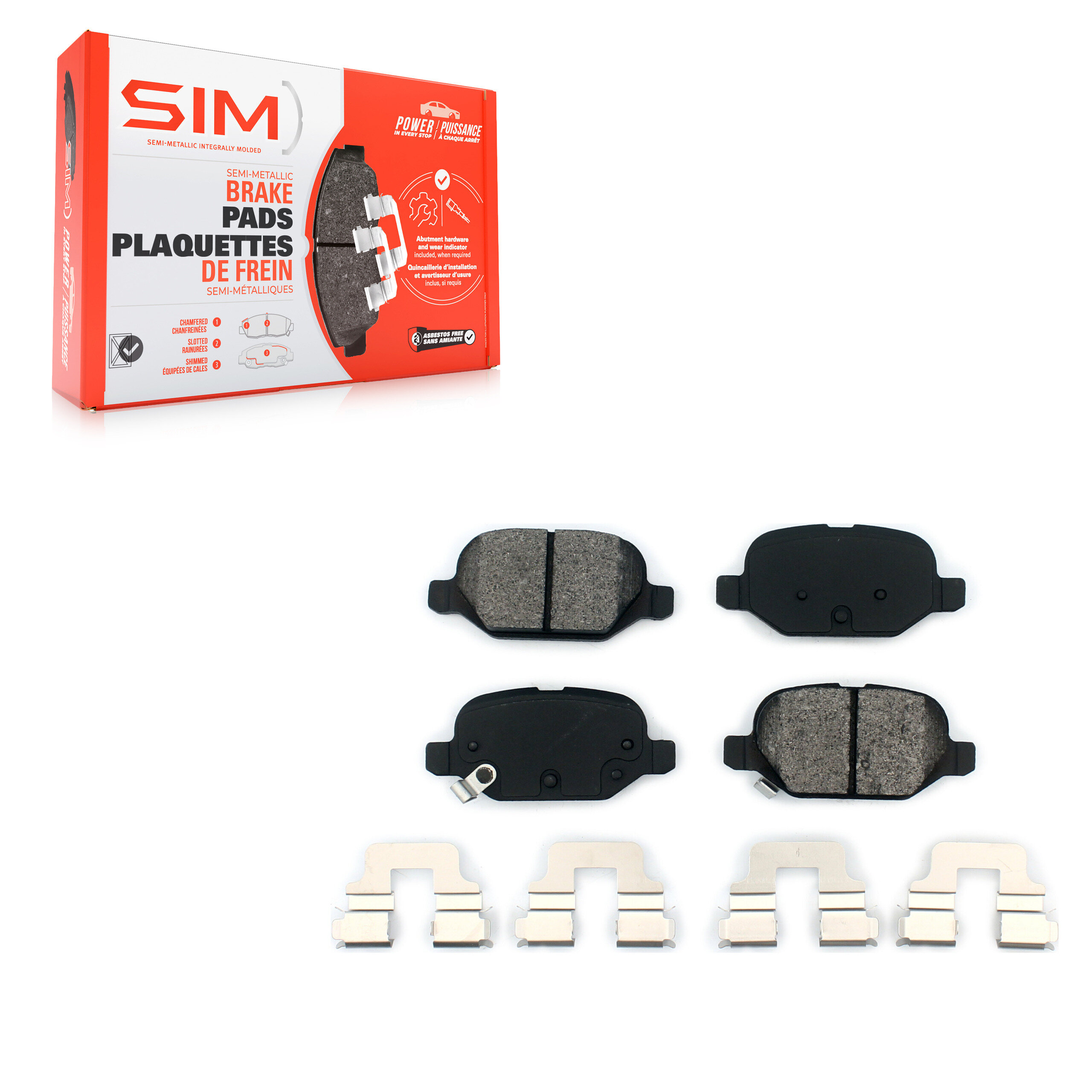 Semi-Metallic Brake Pads