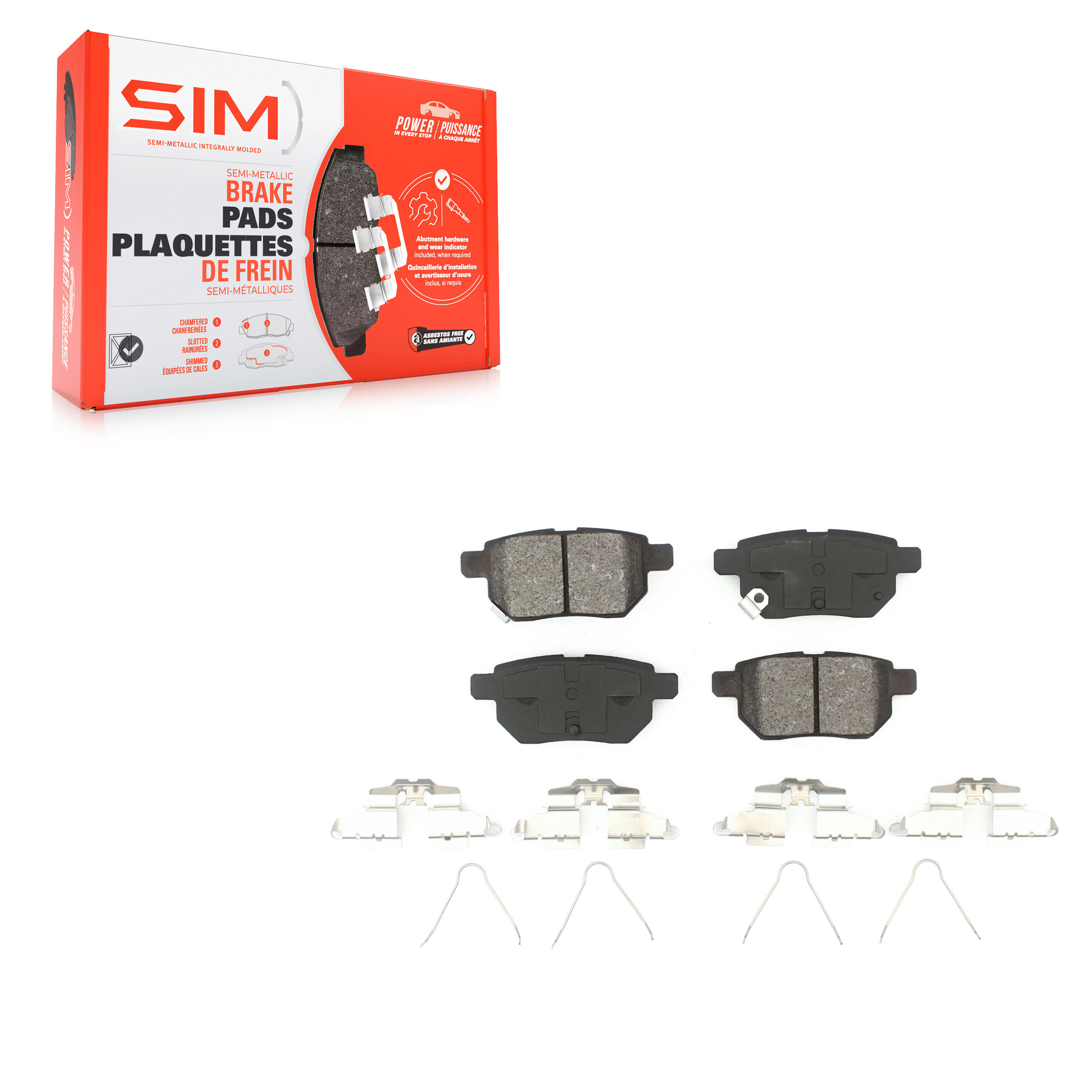 Semi-Metallic Brake Pads