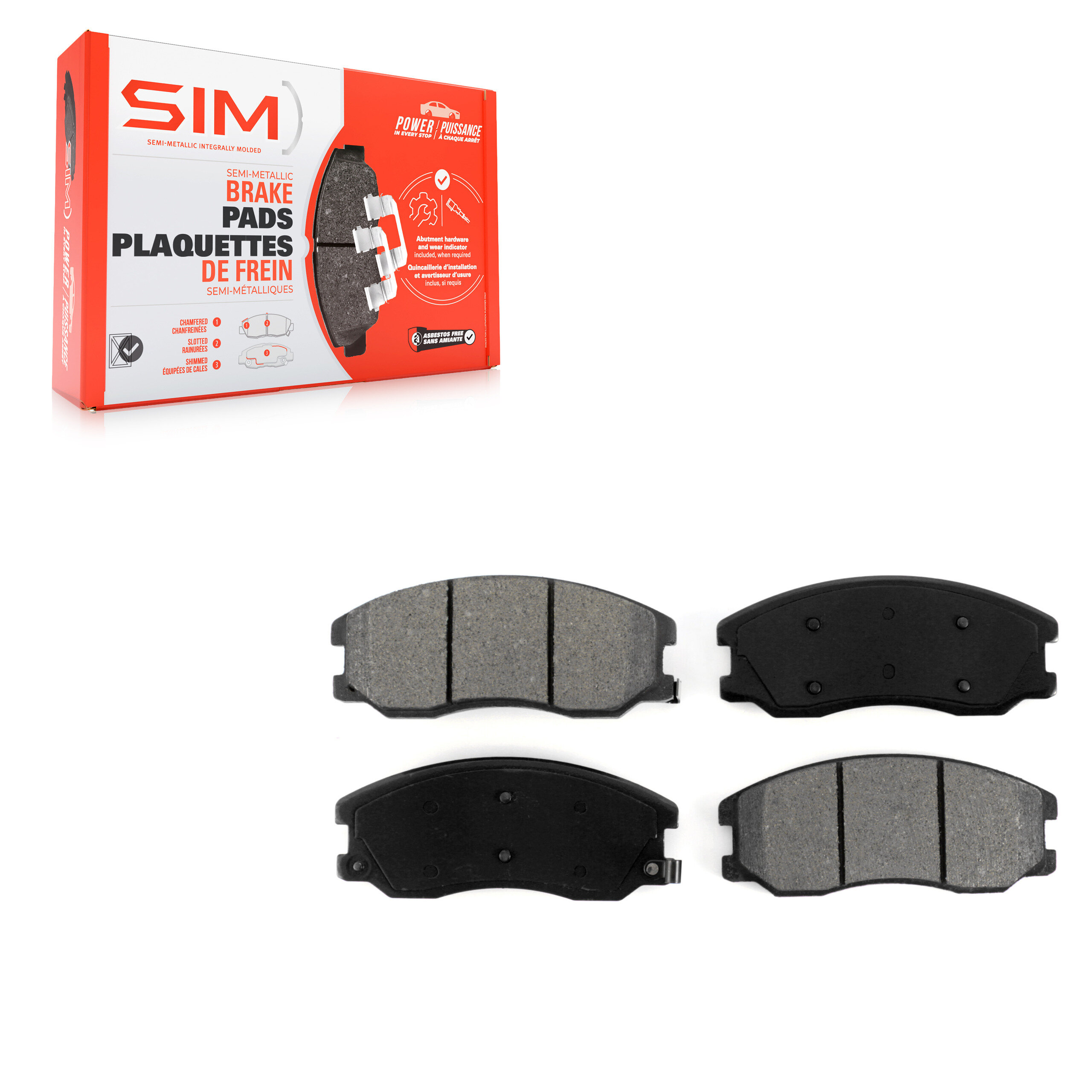 Semi-Metallic Brake Pads