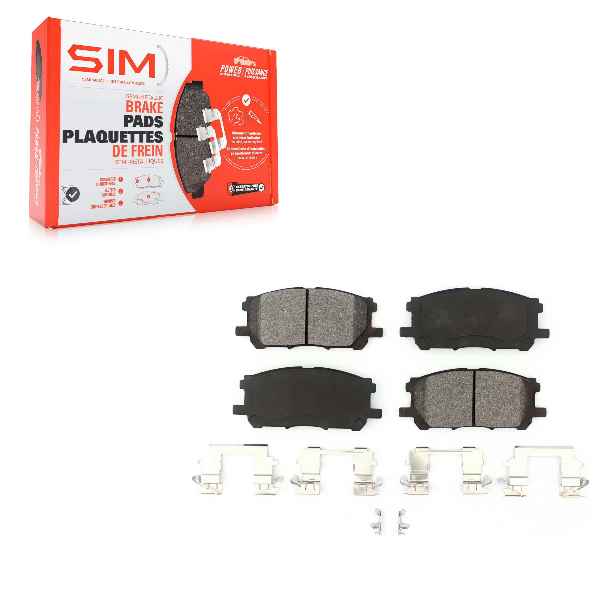 Semi-Metallic Brake Pads