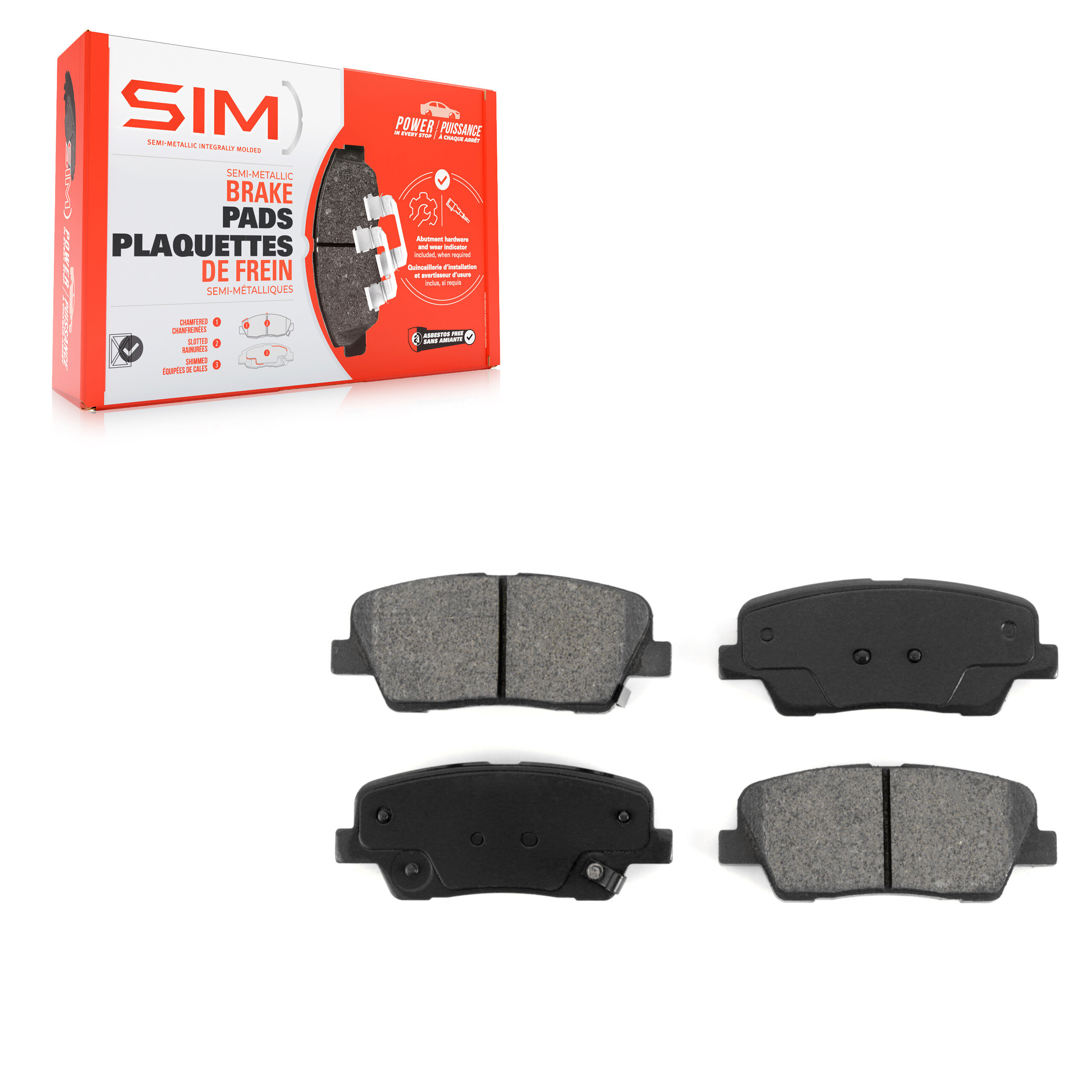 Semi-Metallic Brake Pads