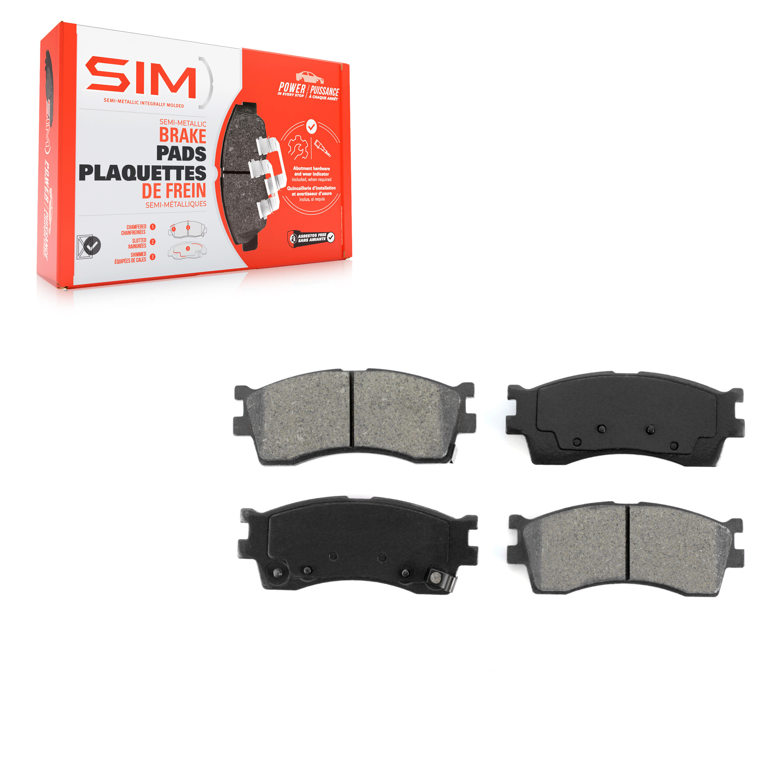 Semi-Metallic Brake Pads