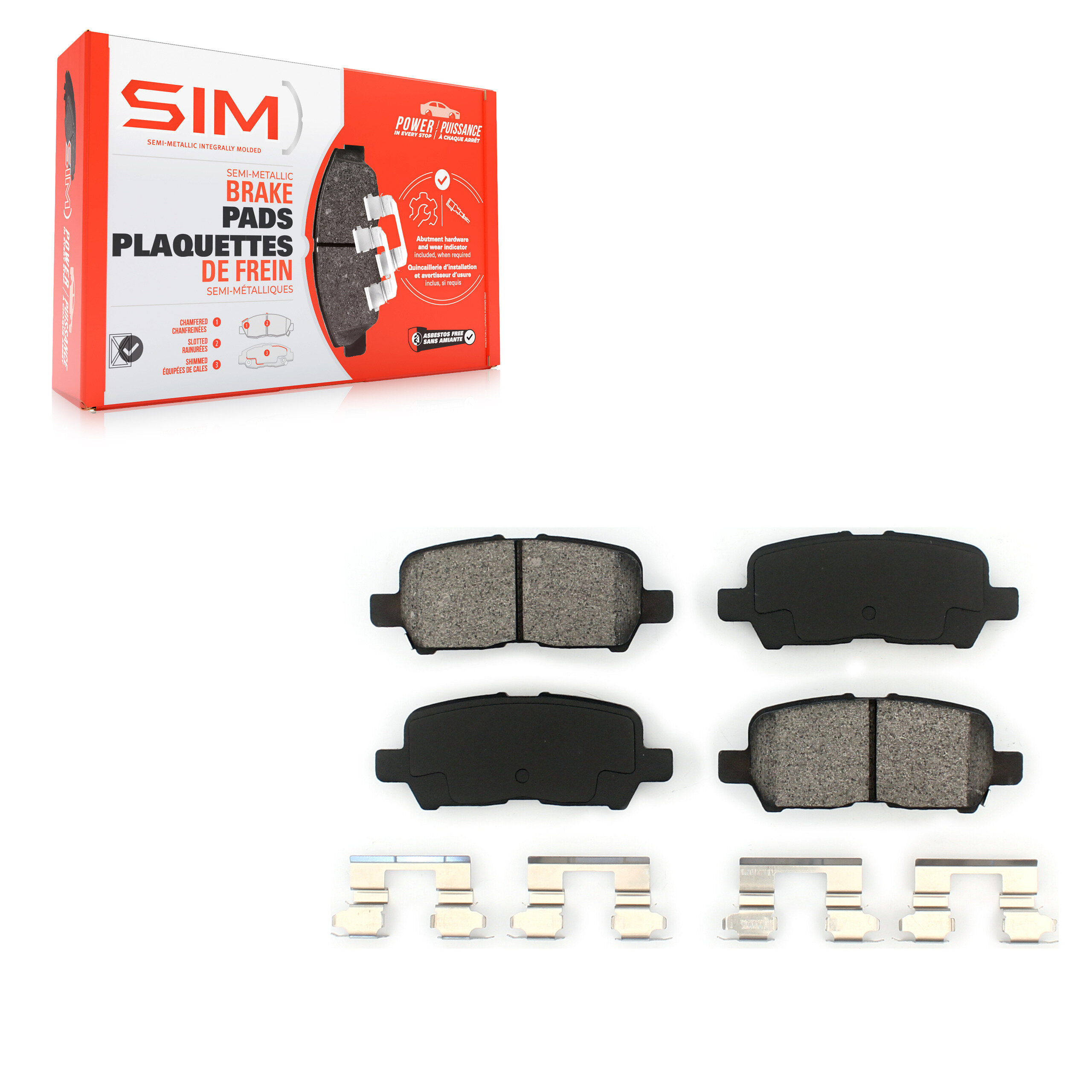 Semi-Metallic Brake Pads