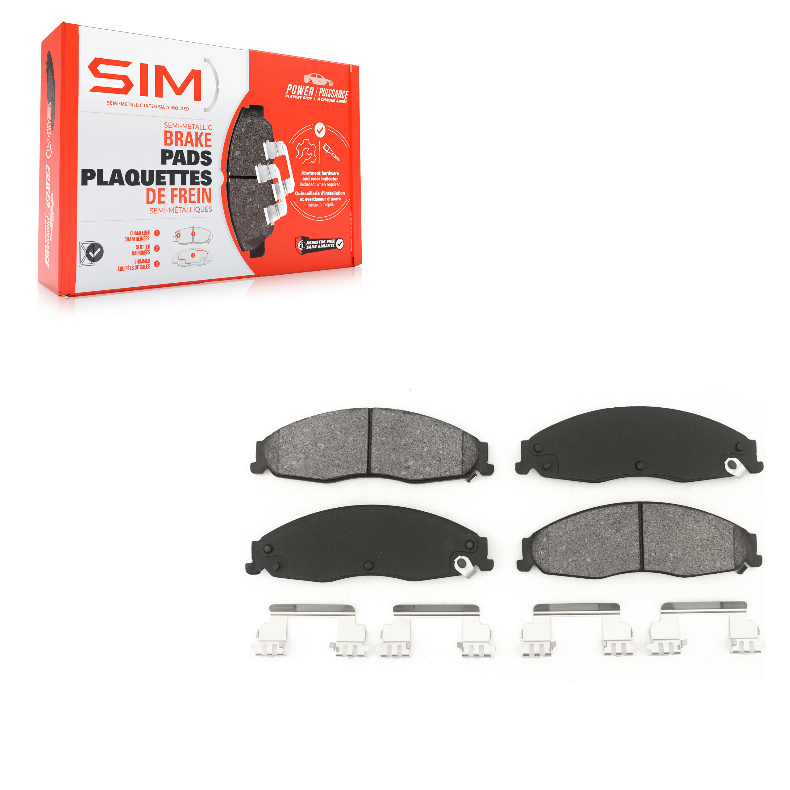 Semi-Metallic Brake Pads
