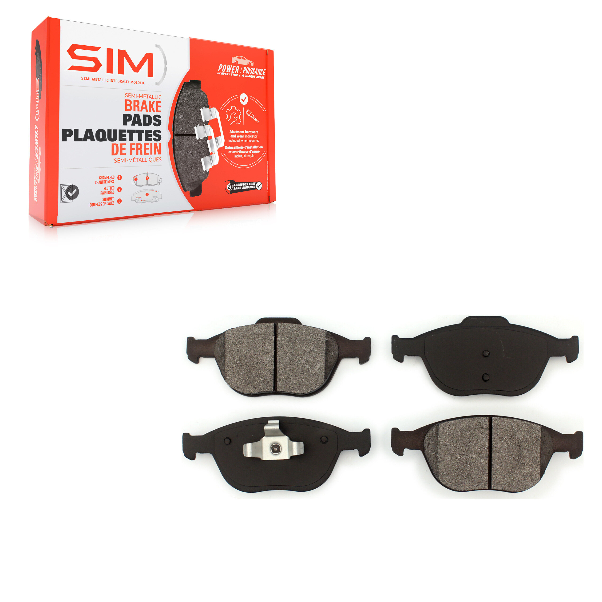 Semi-Metallic Brake Pads