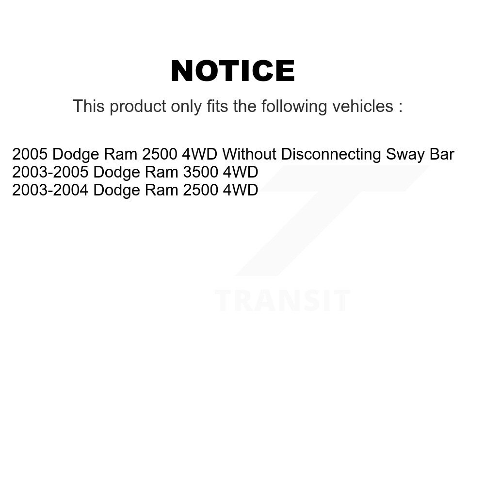 TOR - TOR-K80885 - Suspension Stabilizer Bar Link Kit