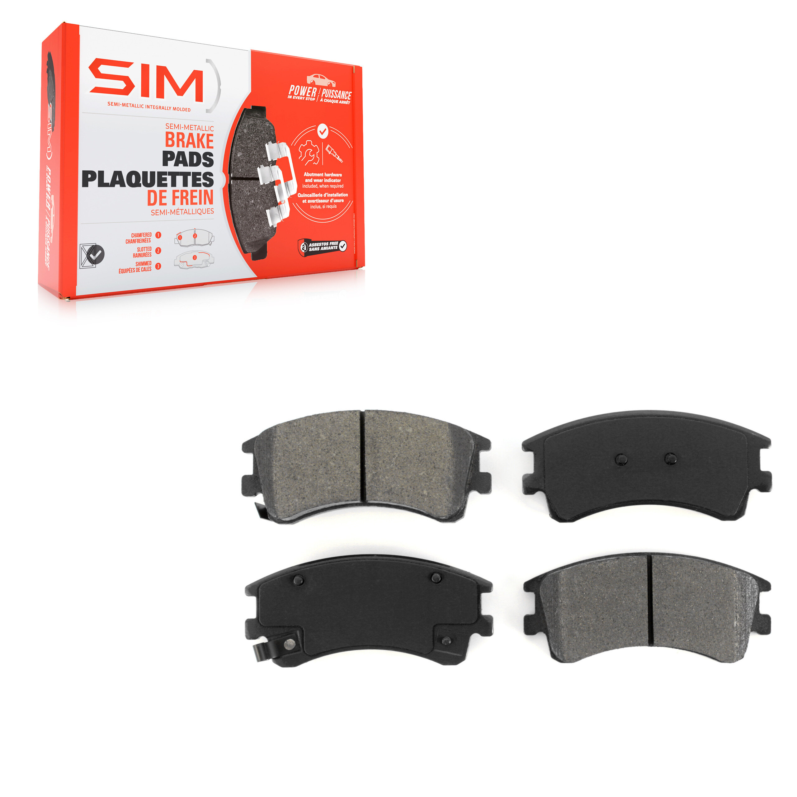 Semi-Metallic Brake Pads
