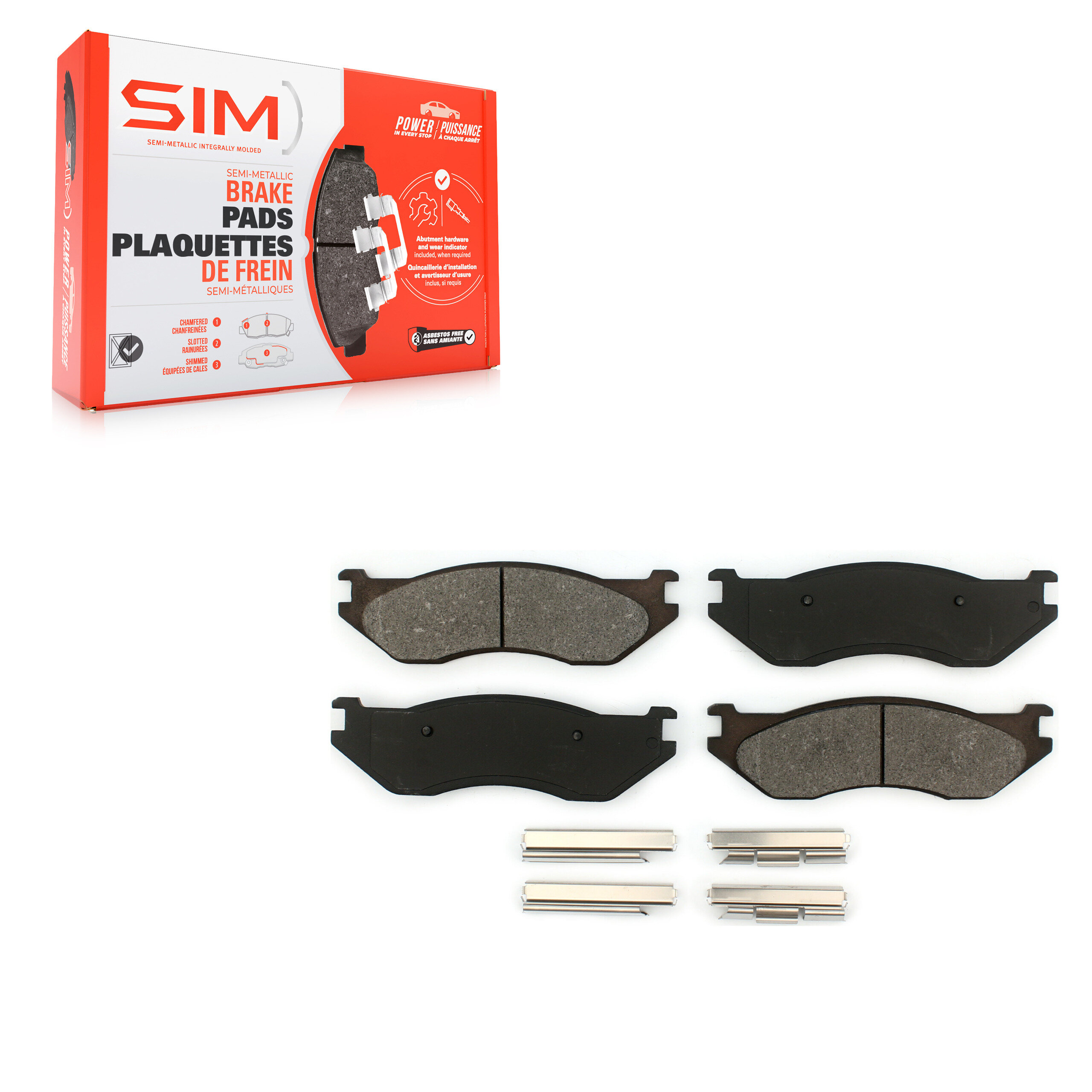Semi-Metallic Brake Pads