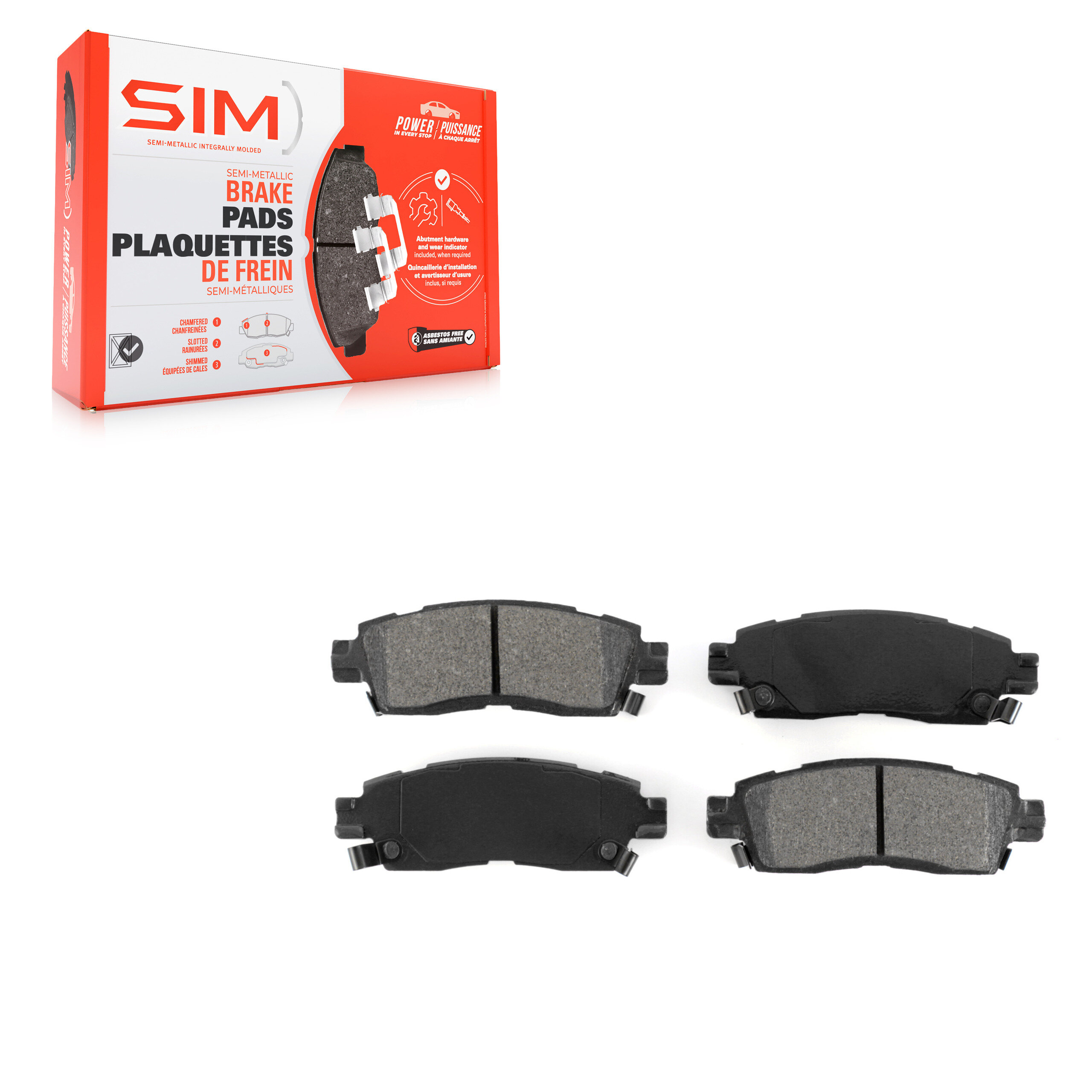 Semi-Metallic Brake Pads