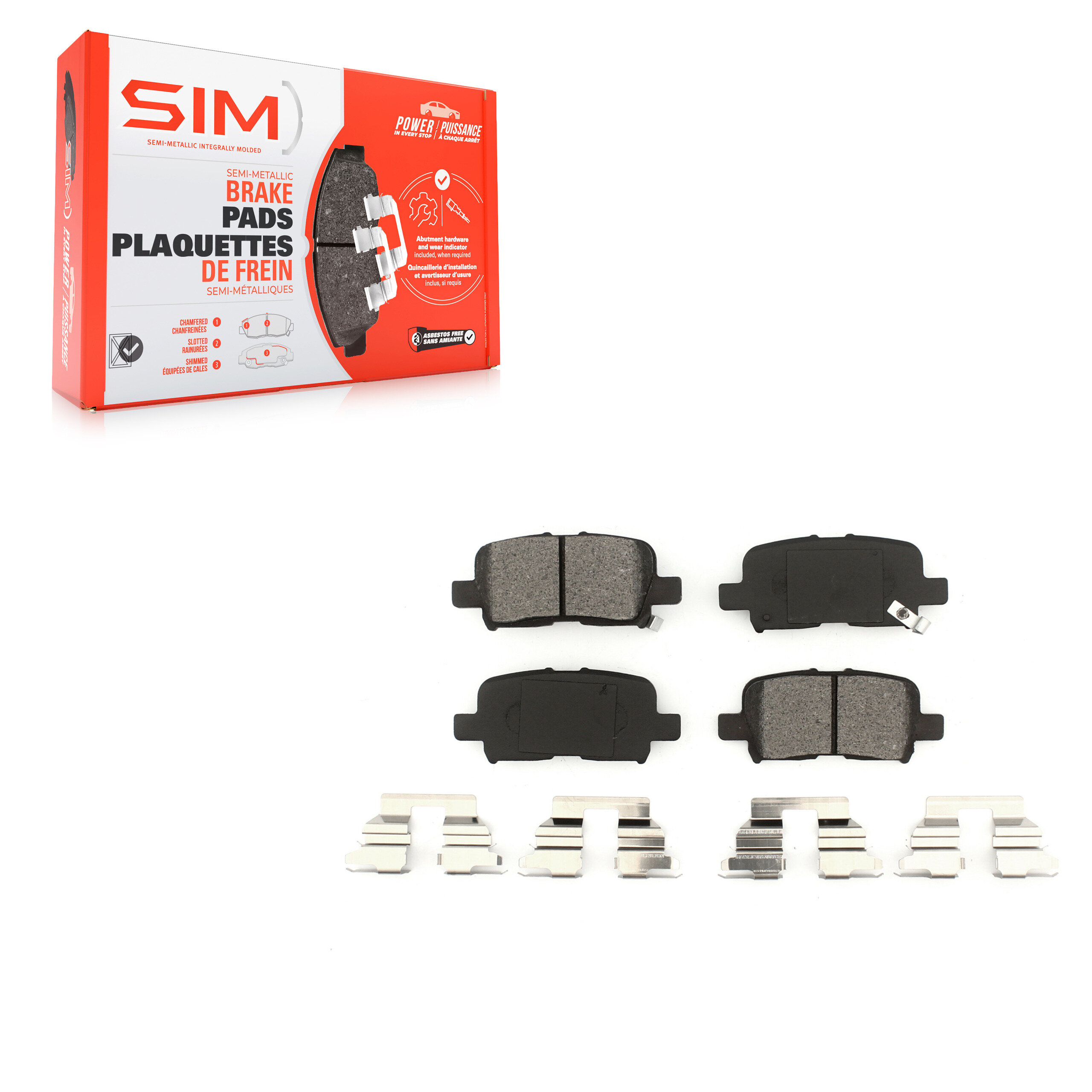 Semi-Metallic Brake Pads