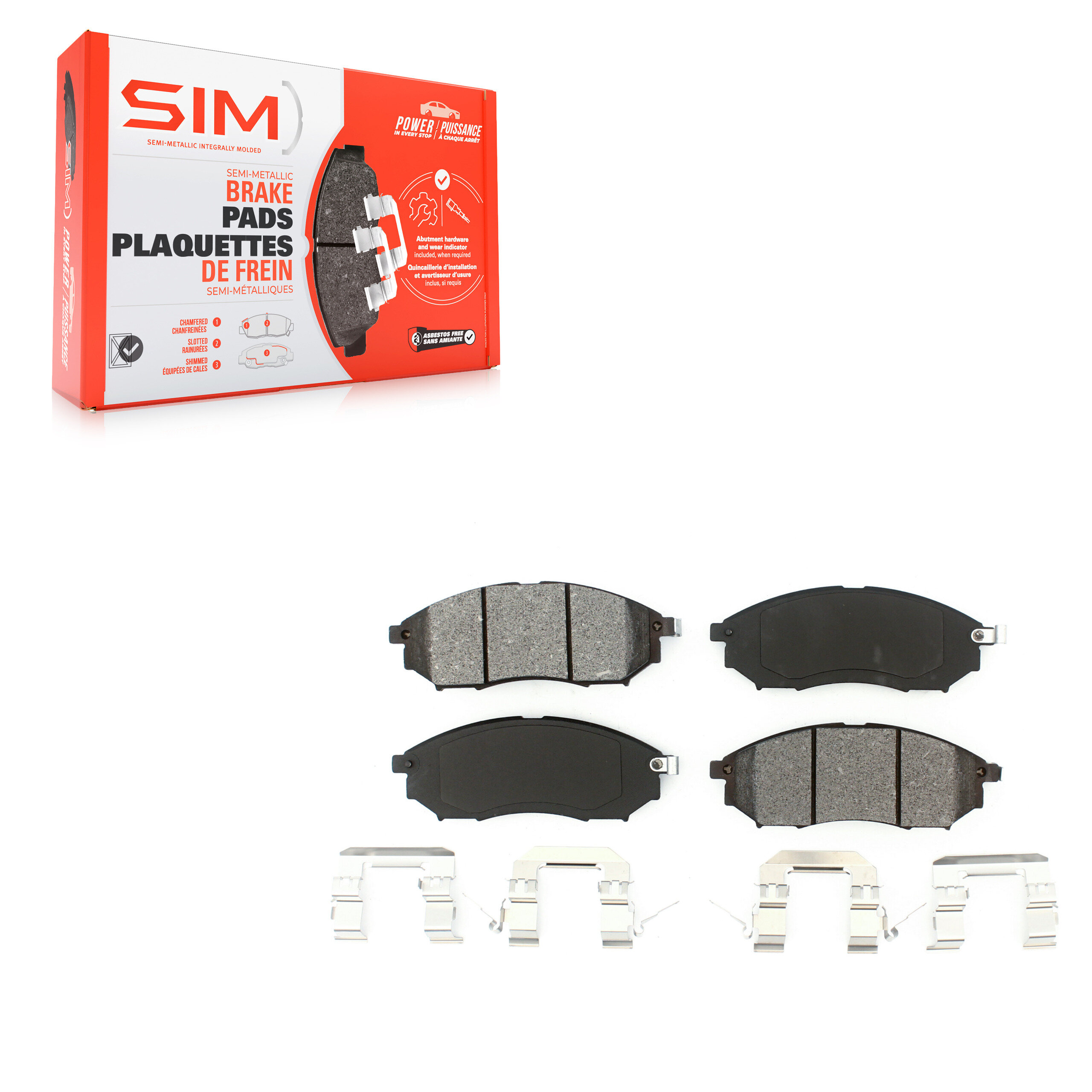 Semi-Metallic Brake Pads