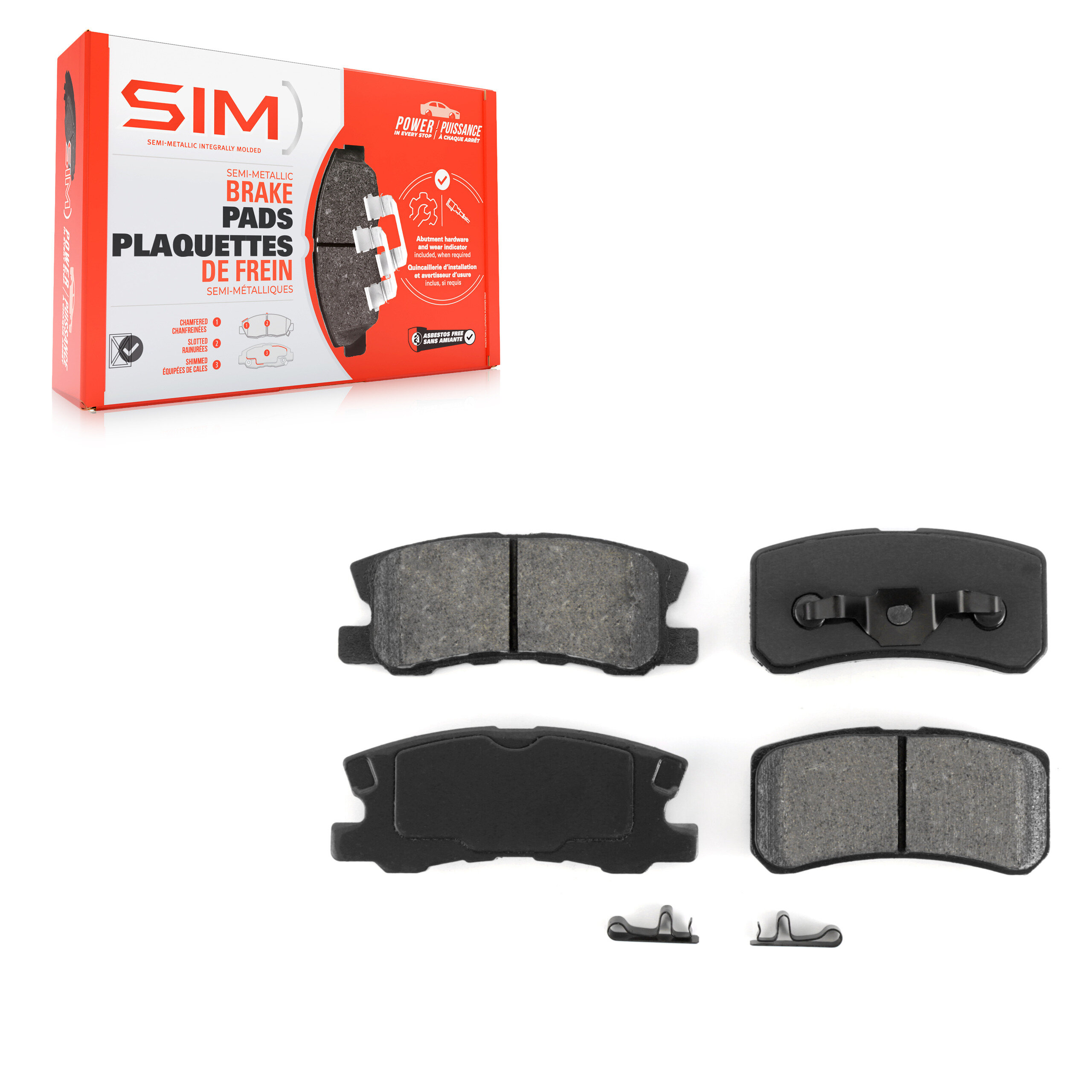 Semi-Metallic Brake Pads