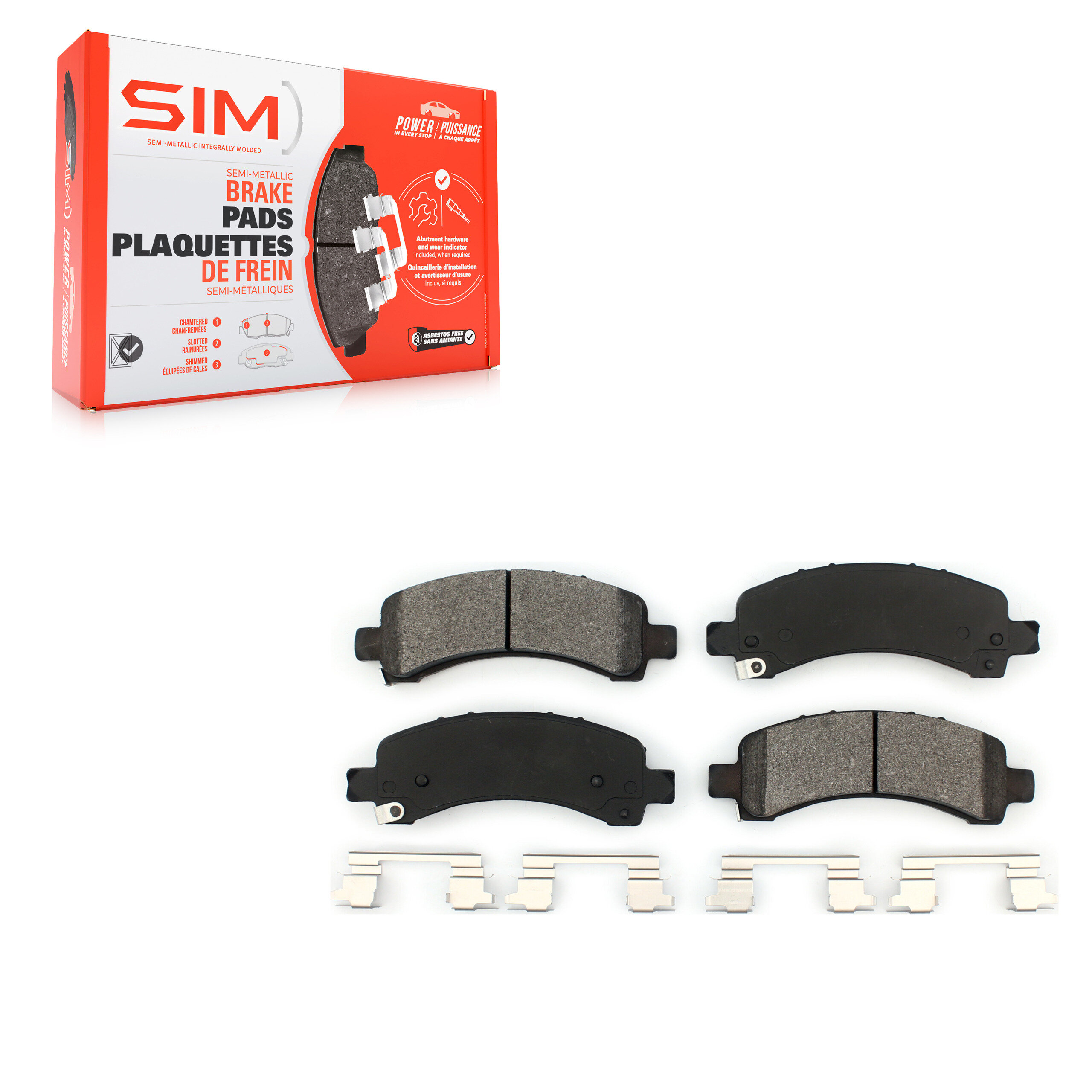 Semi-Metallic Brake Pads