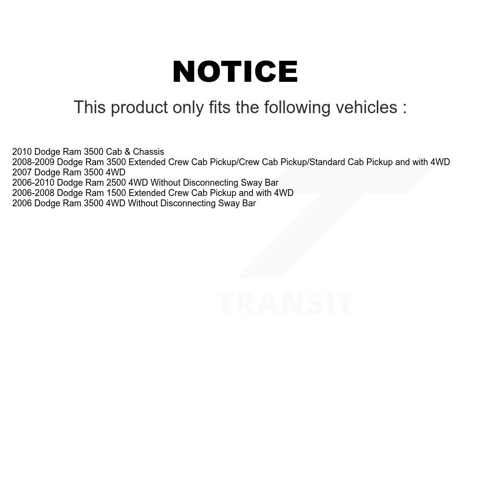 TOR - TOR-K80766 - Suspension Stabilizer Bar Link Kit