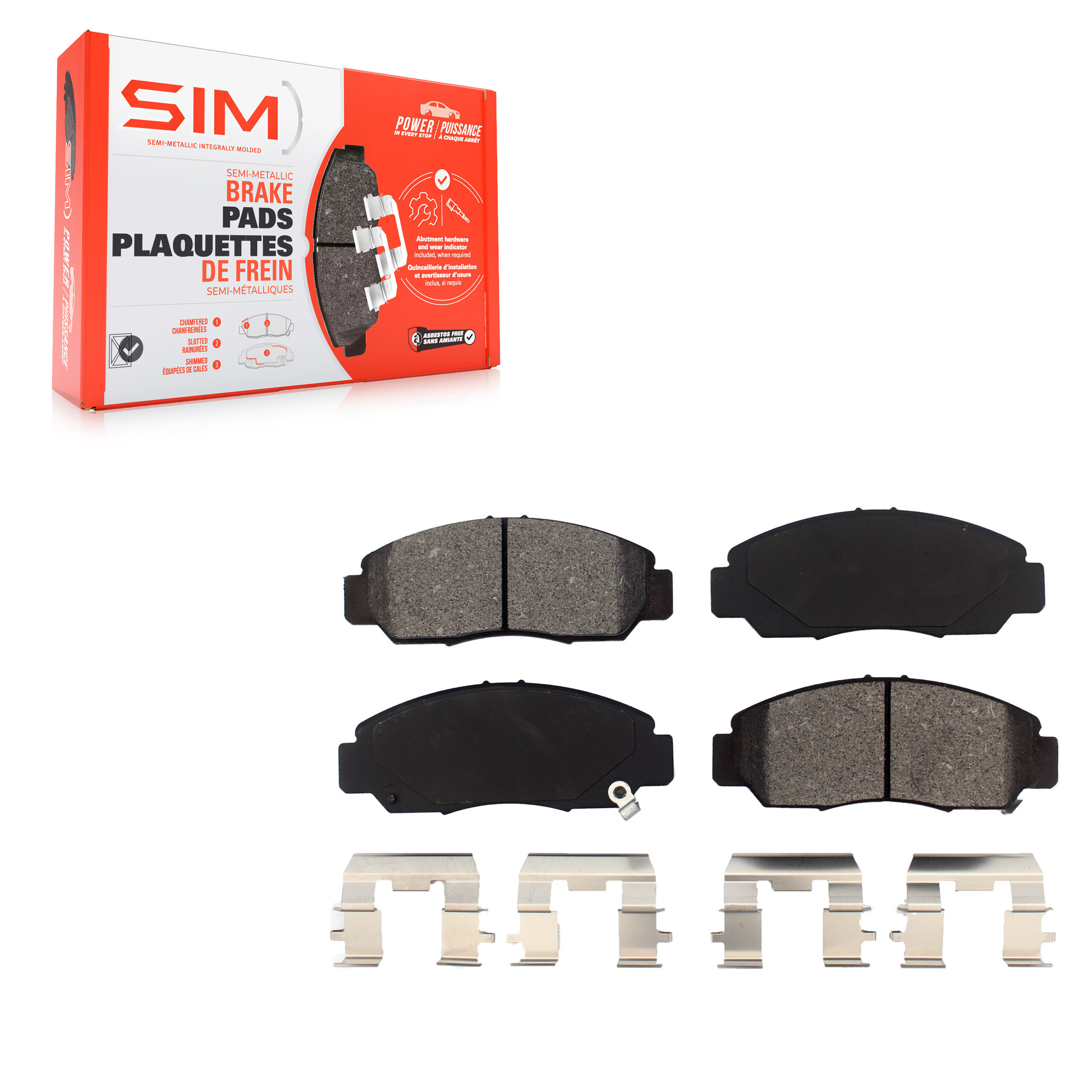 Semi-Metallic Brake Pads