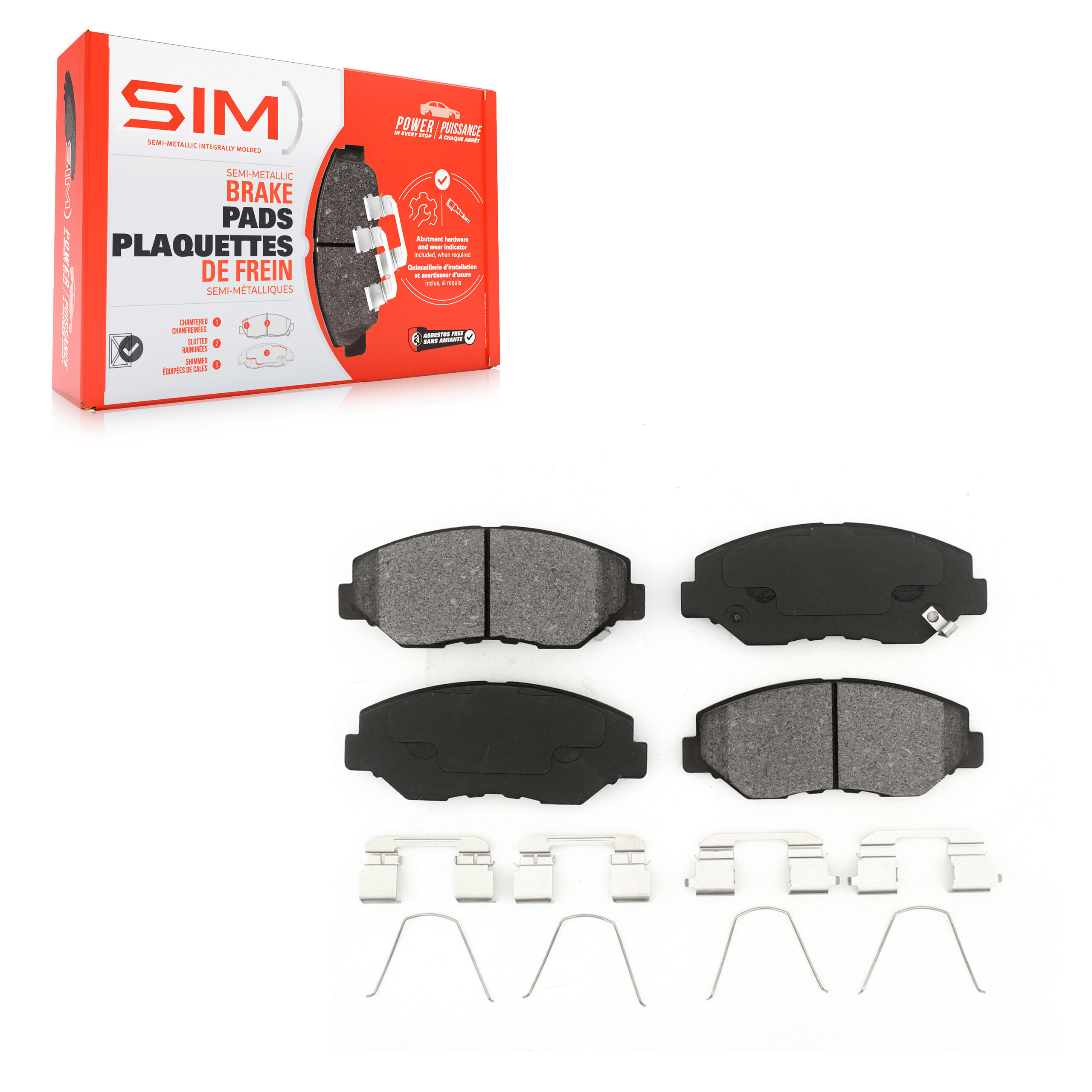 Semi-Metallic Brake Pads